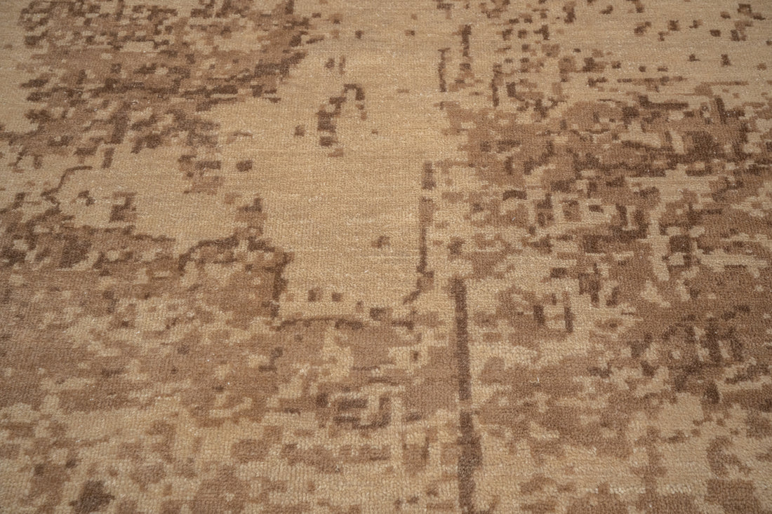 Abstract Design  Handknotted Carpet DIA: 1009 GALAXY RH-1, Tumbleweed, Deer & Coffee