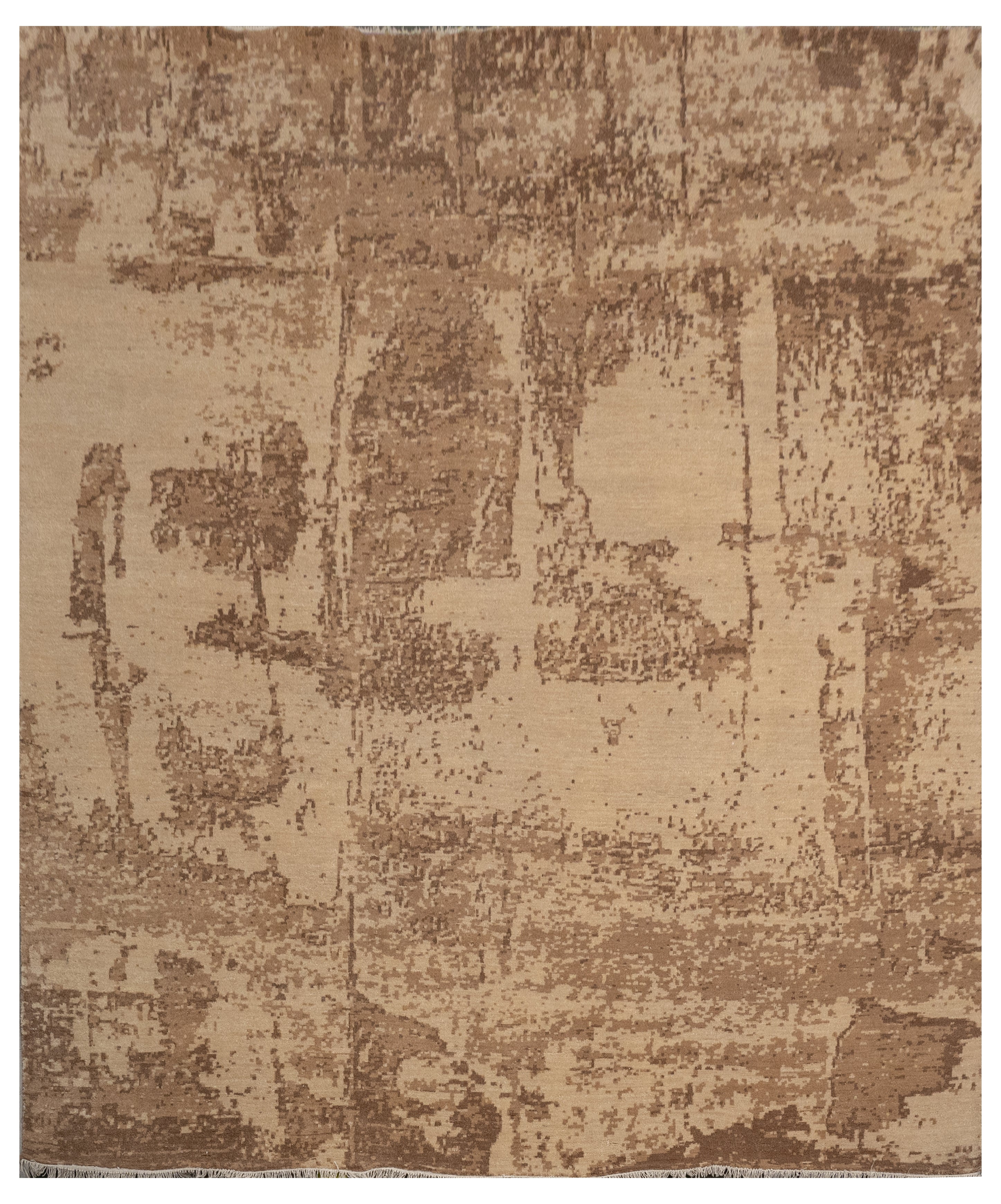 Abstract Design  Handknotted Carpet DIA: 1009 GALAXY RH-1, Tumbleweed, Deer & Coffee