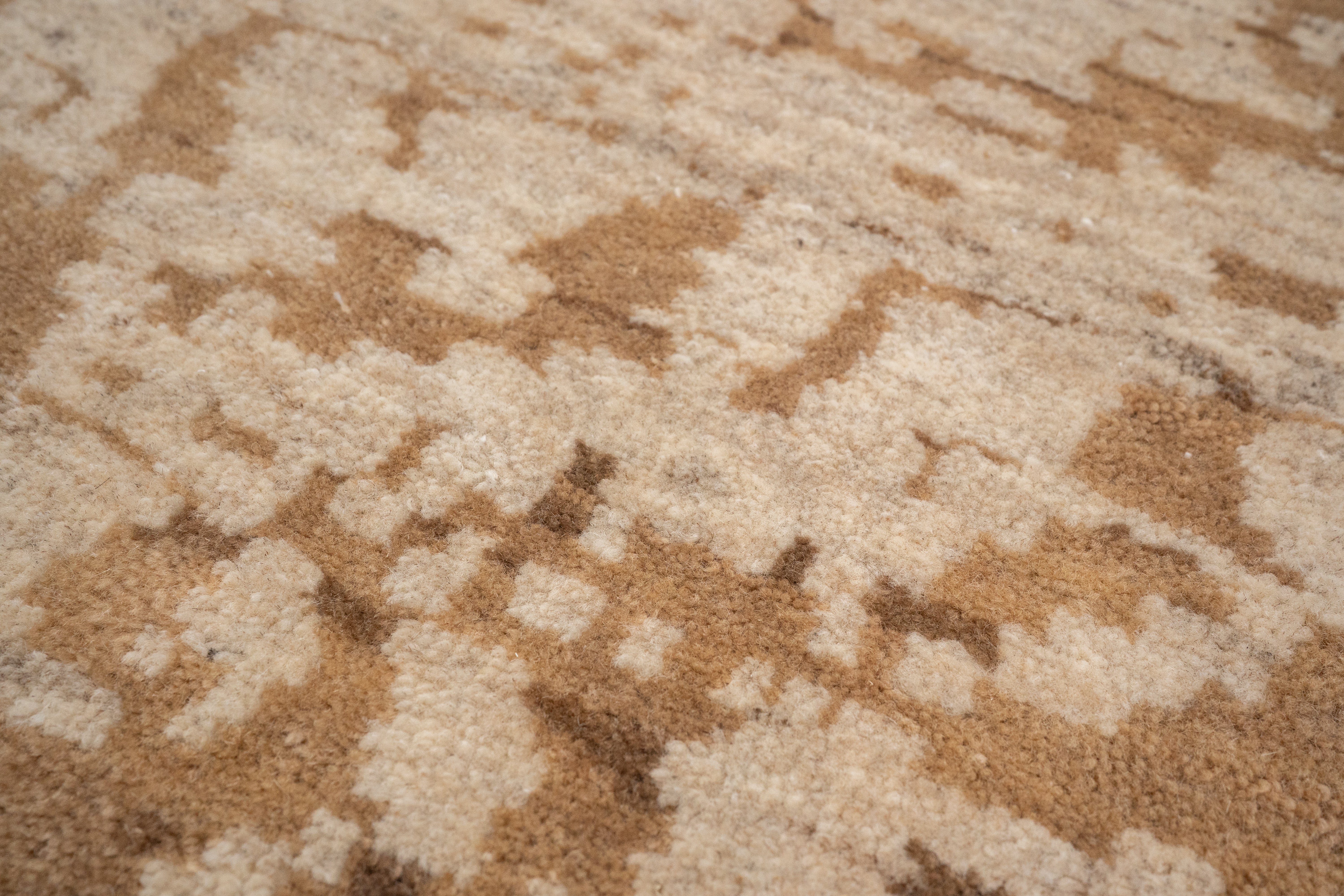 Abstract Design  Handknotted Carpet DIA- 1013 GALAXY RH-1, Handknotted Carpet, French Beige, Light Taupe & Coffee