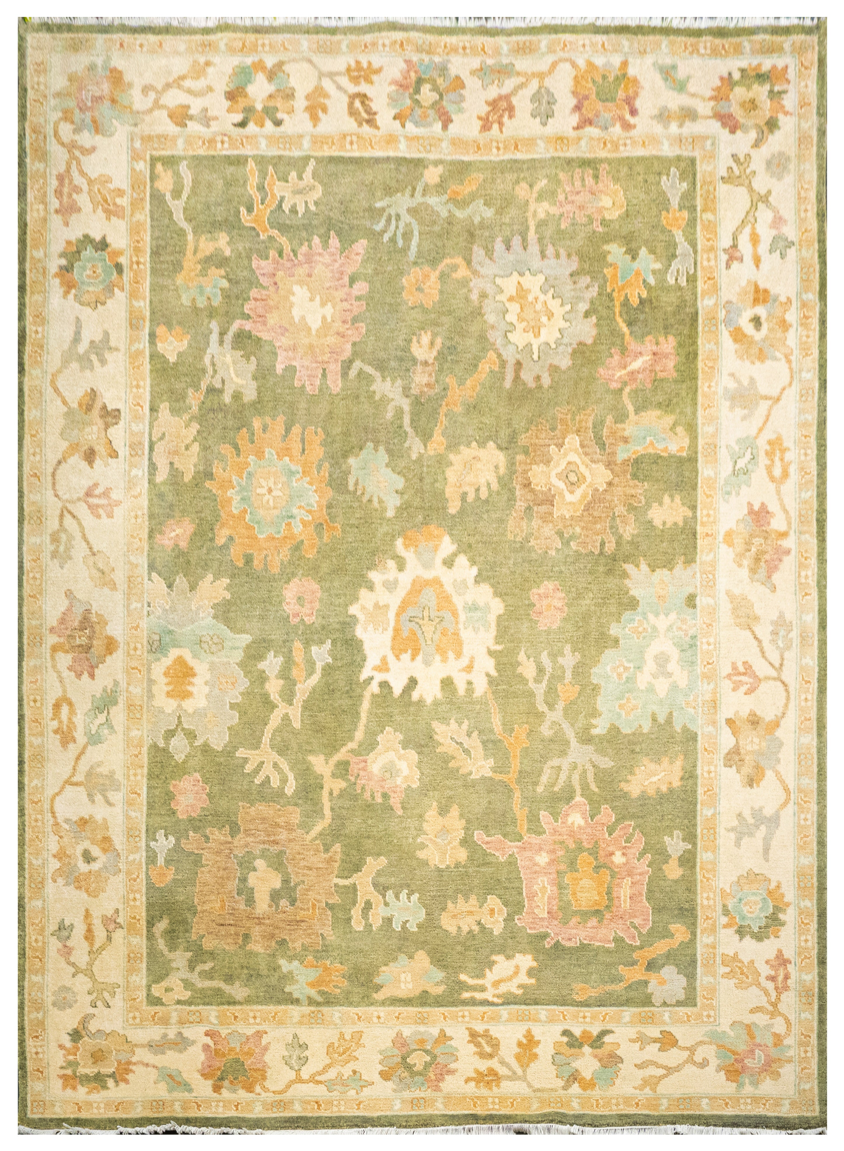 Handknotted Carpet, DIA: 1035 OUSHAK, MULTI COLOR