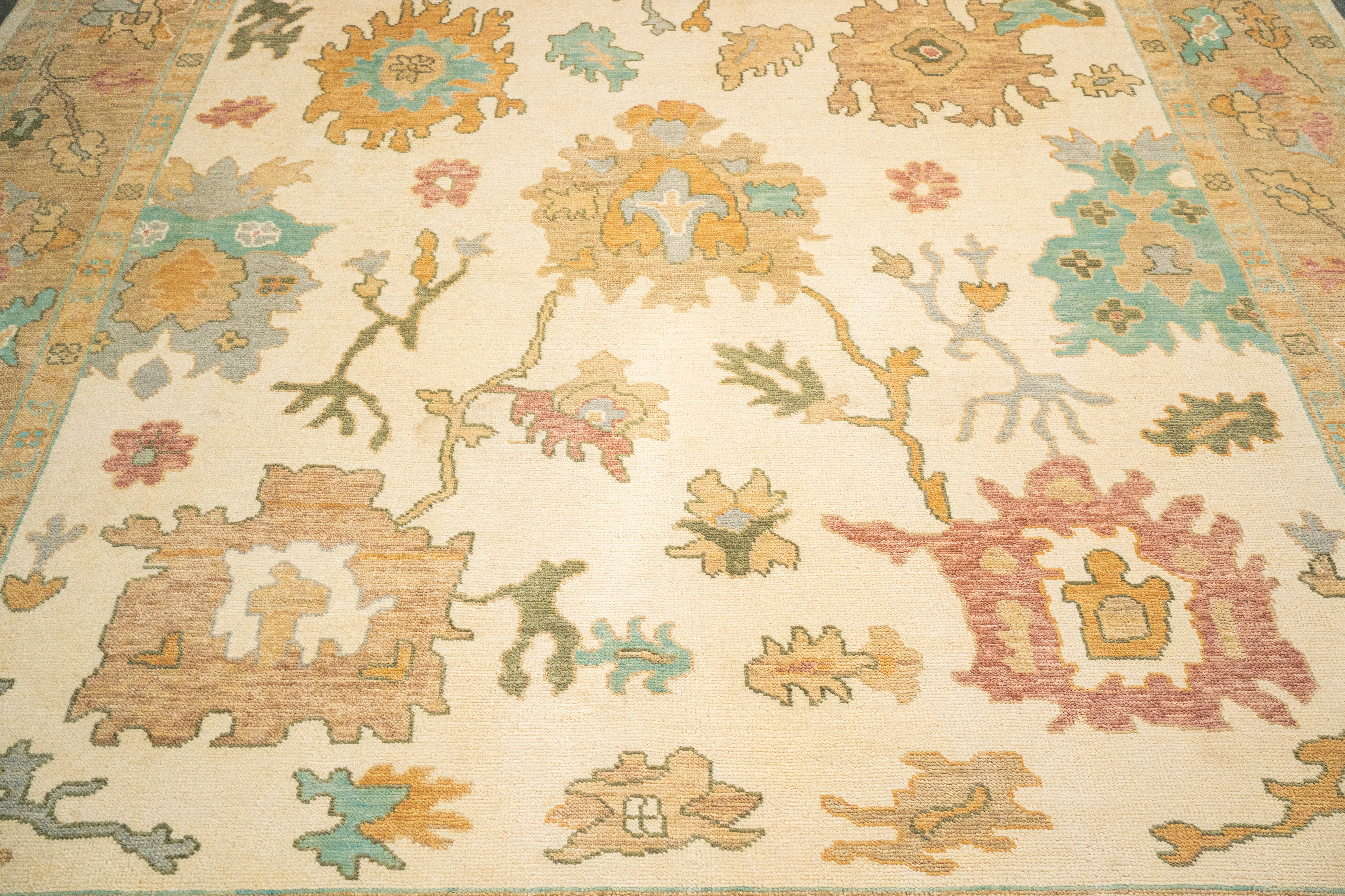 Handknotted Carpet, DIA: 1036 OUSHAK, MULTI COLOR