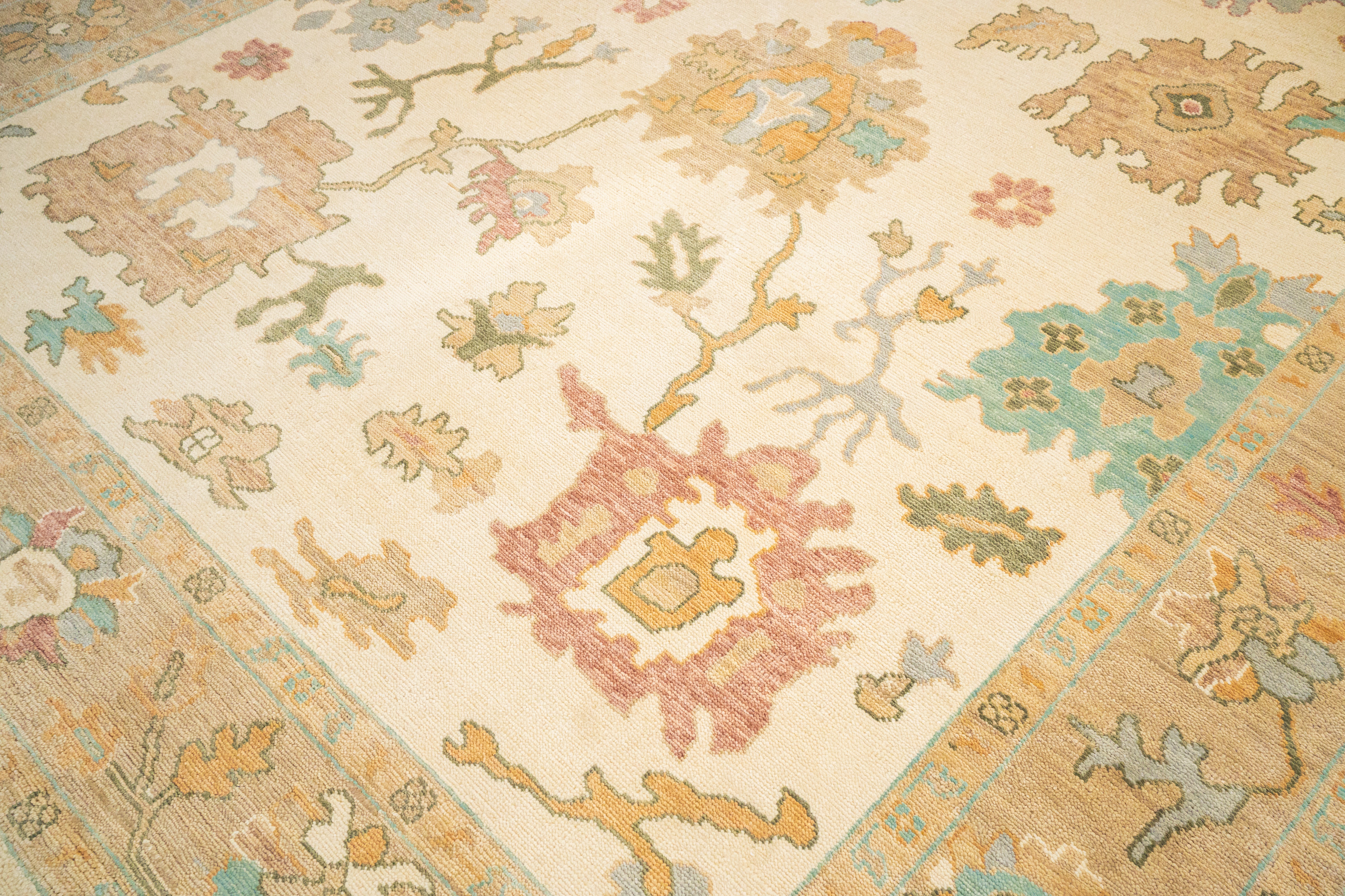 Handknotted Carpet, DIA: 1036 OUSHAK, MULTI COLOR