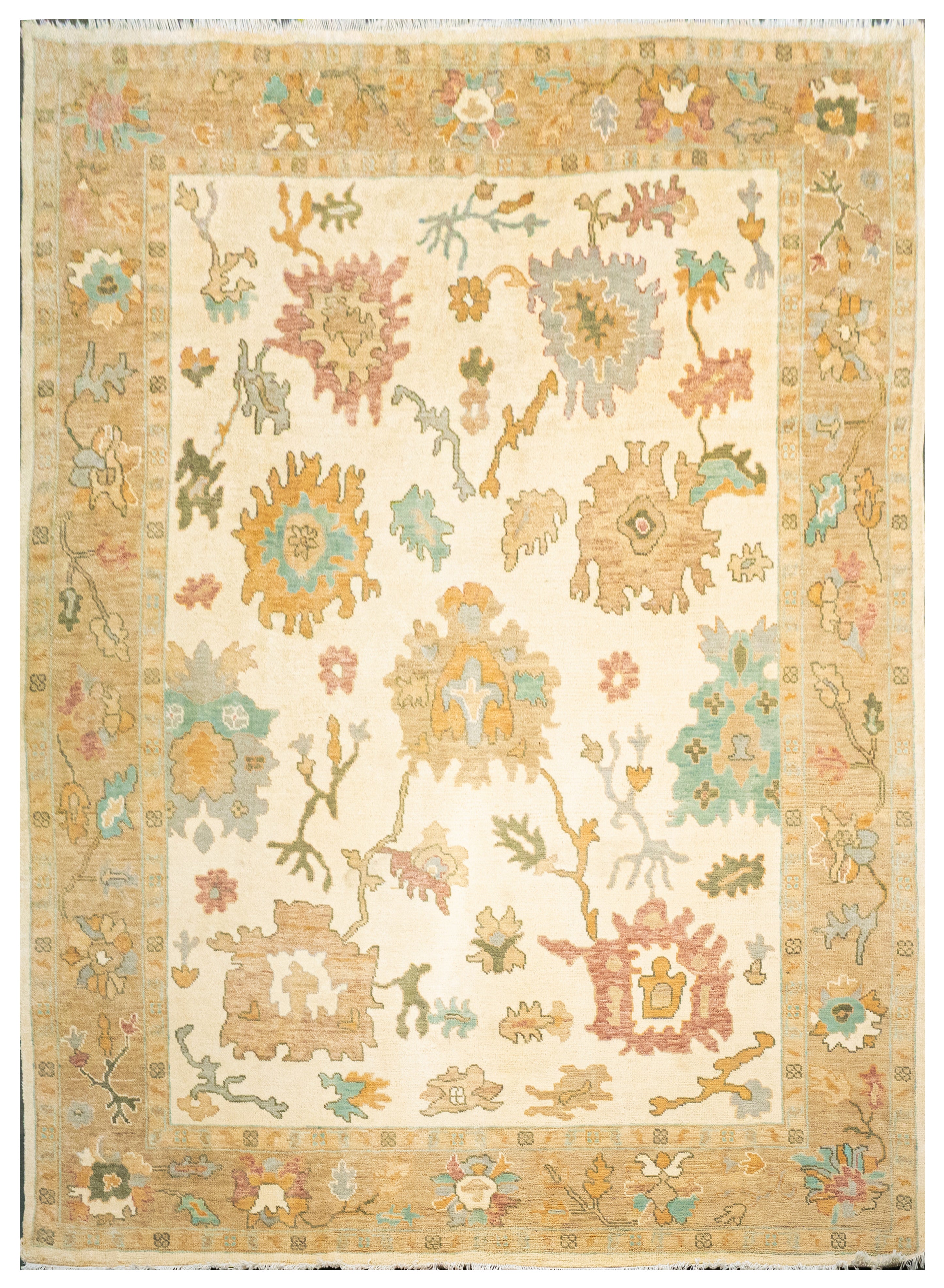 Handknotted Carpet, DIA: 1036 OUSHAK, MULTI COLOR