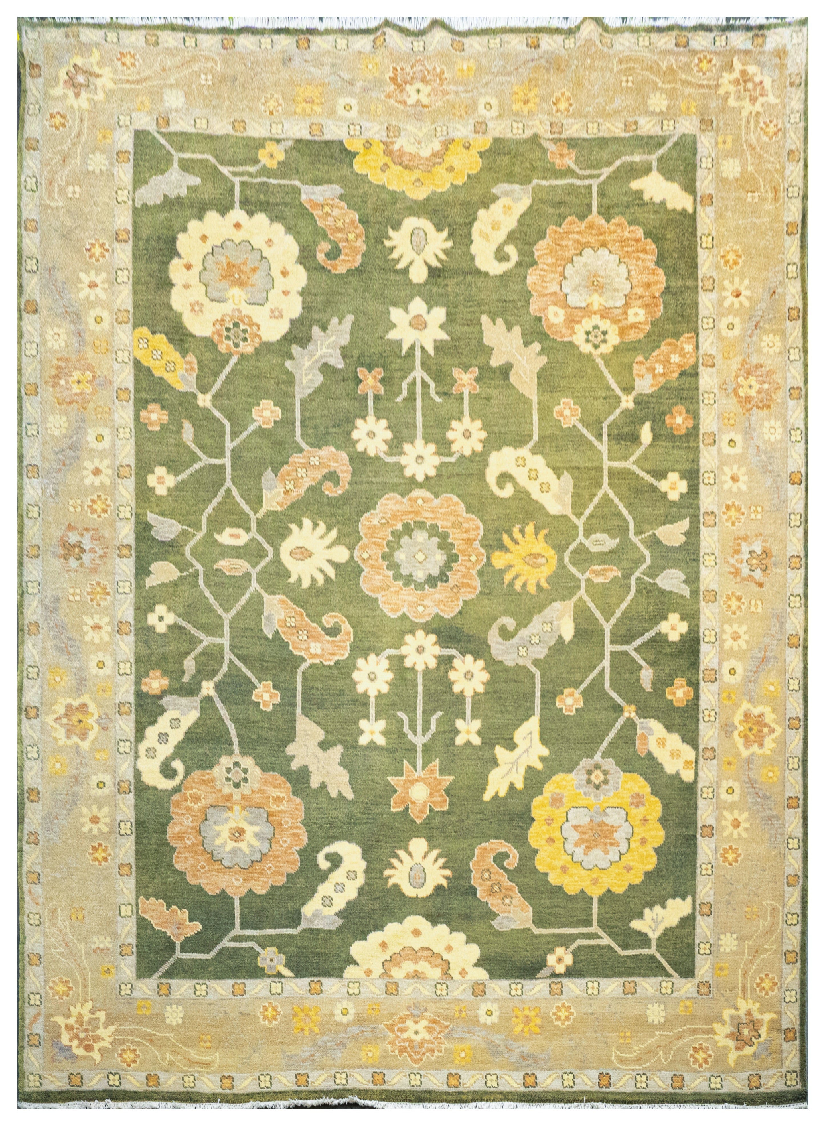 Handknotted Carpet, DIA: 1041 OUSHAK, MULTI COLOR