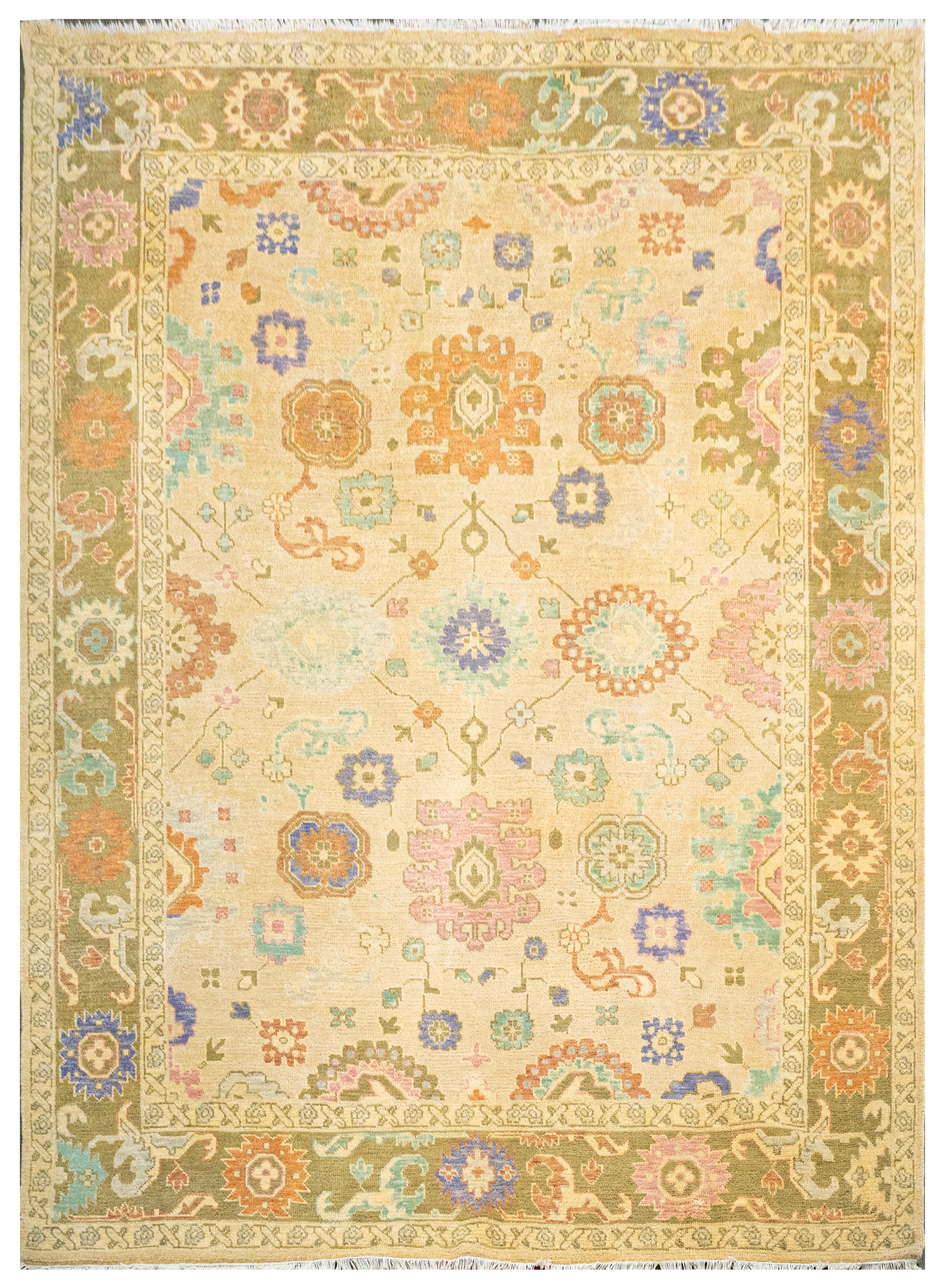Handknotted Carpet, DIA: 1043 OUSHAK, MULTI COLOR