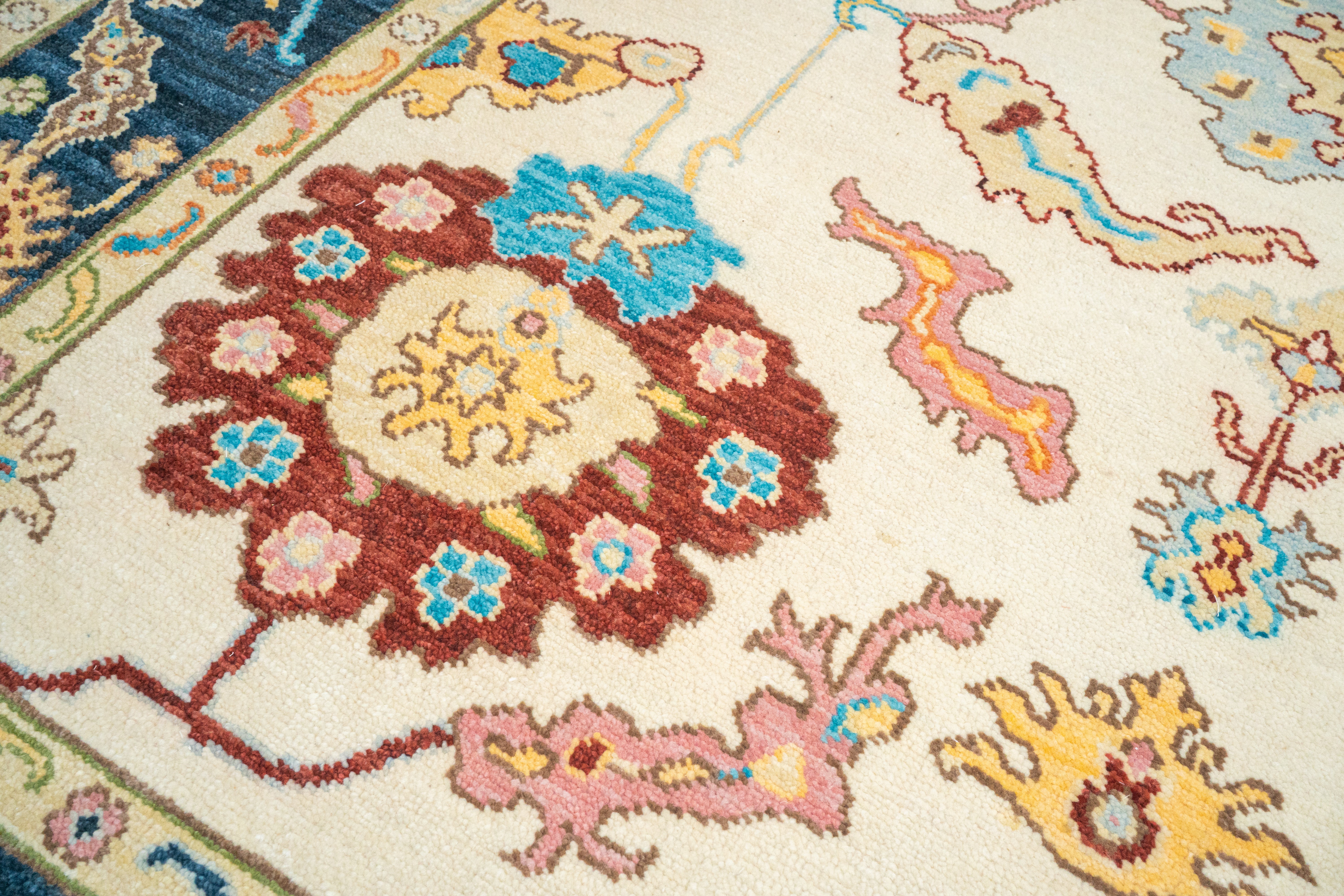 Handknotted Carpet, DIA- 1048 OUSHAK, MULTI COLOR