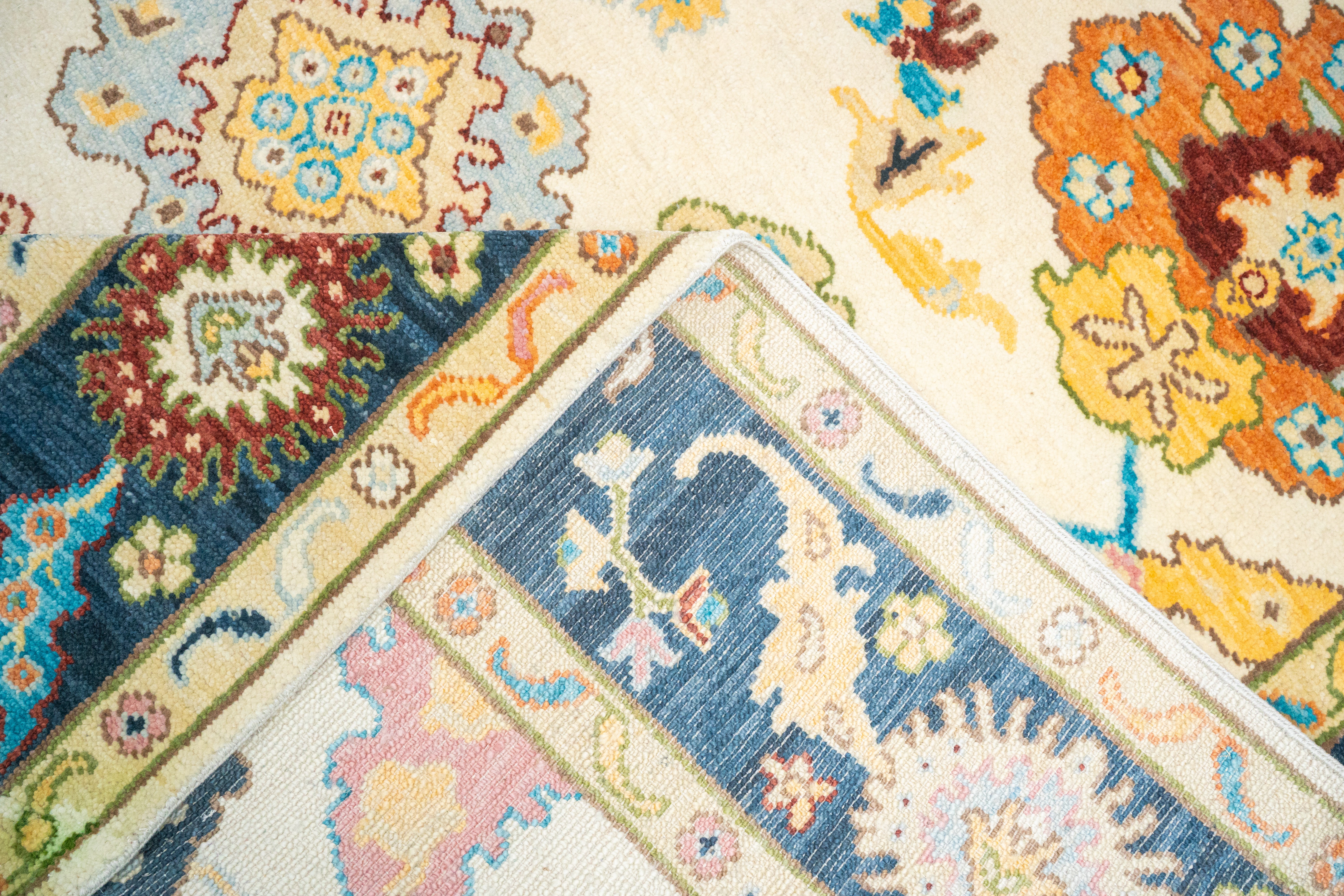 Handknotted Carpet, DIA- 1048 OUSHAK, MULTI COLOR