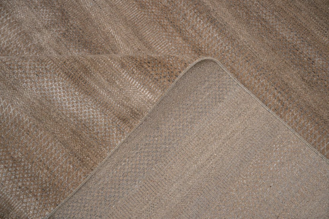 Handknotted Carpet, DIA- 1049 MCN,  Brown & Coffee