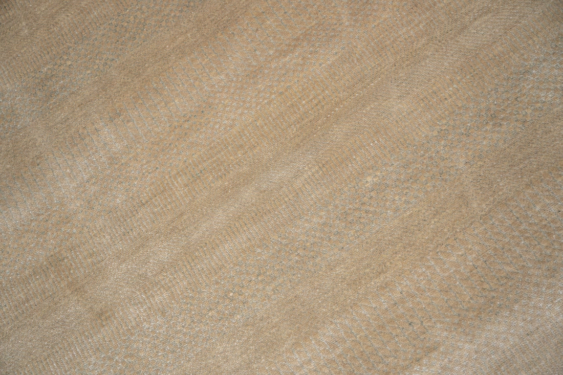 Handknotted Carpet, DIA- 1051 MCN, Camel & Granite Gray