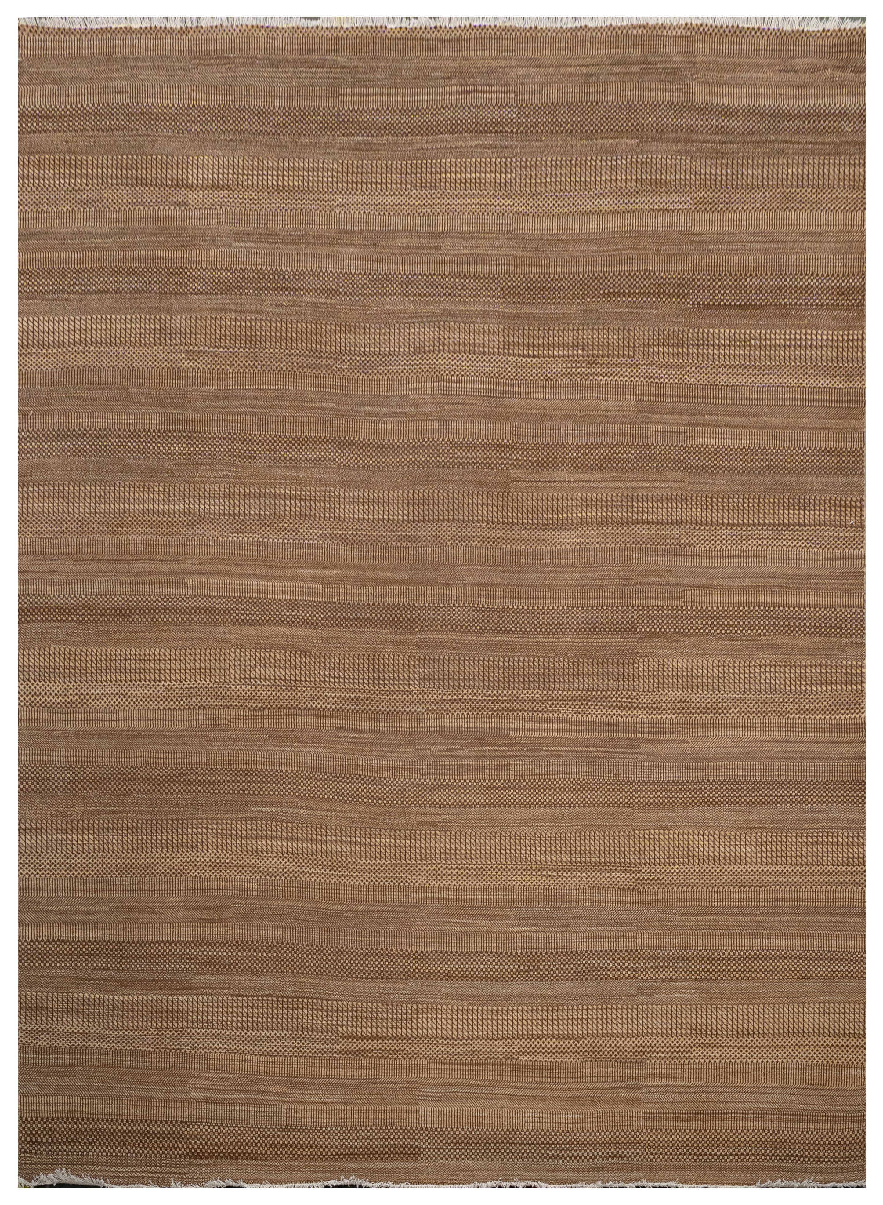 Handknotted Carpet,  DIA- 1052 MCN, Pale Brown & Café Noir