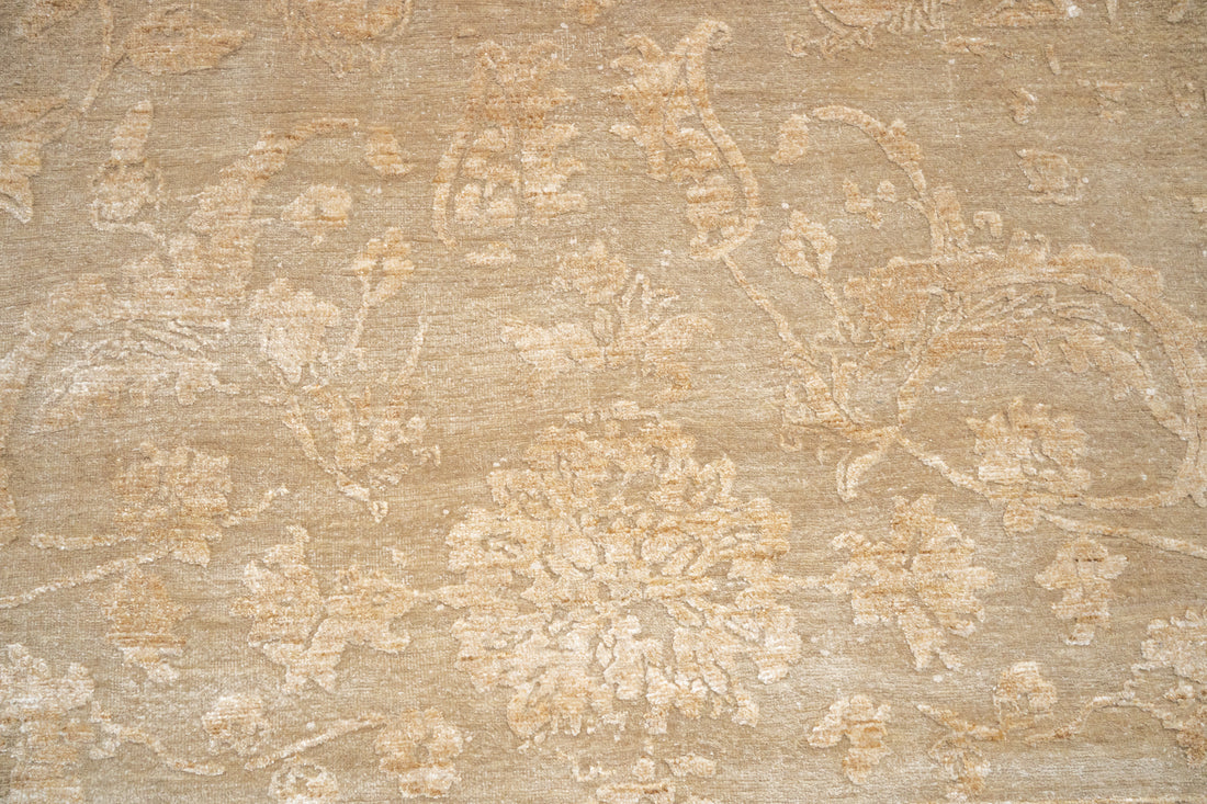 Handknotted Modern Carpet DIA- 1053 JK-A Tan & Desert Sand