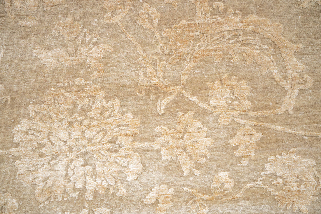 Handknotted Modern Carpet DIA- 1053 JK-A Tan & Desert Sand