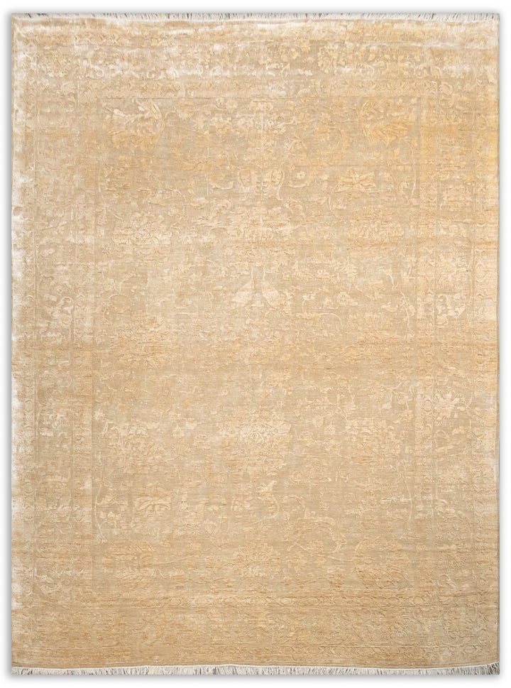 Handknotted Modern Carpet DIA- 1053 JK-A Tan & Desert Sand
