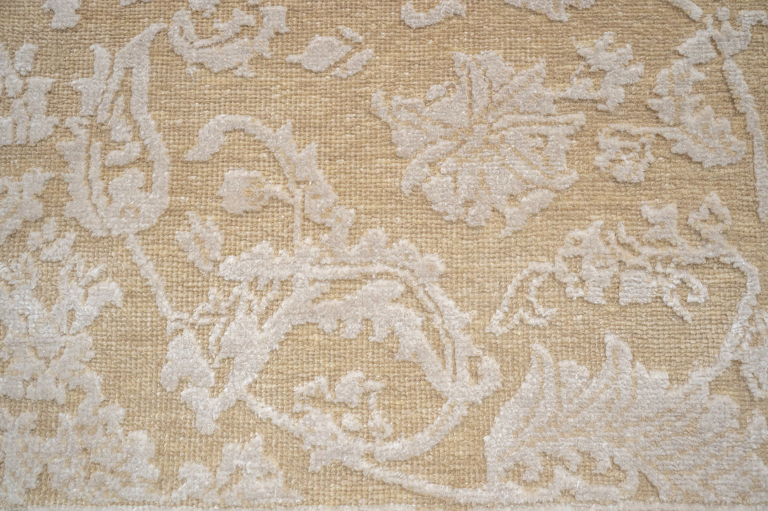 Handknotted Rug  DIA- 1059 JKA Tan & Dust Storm