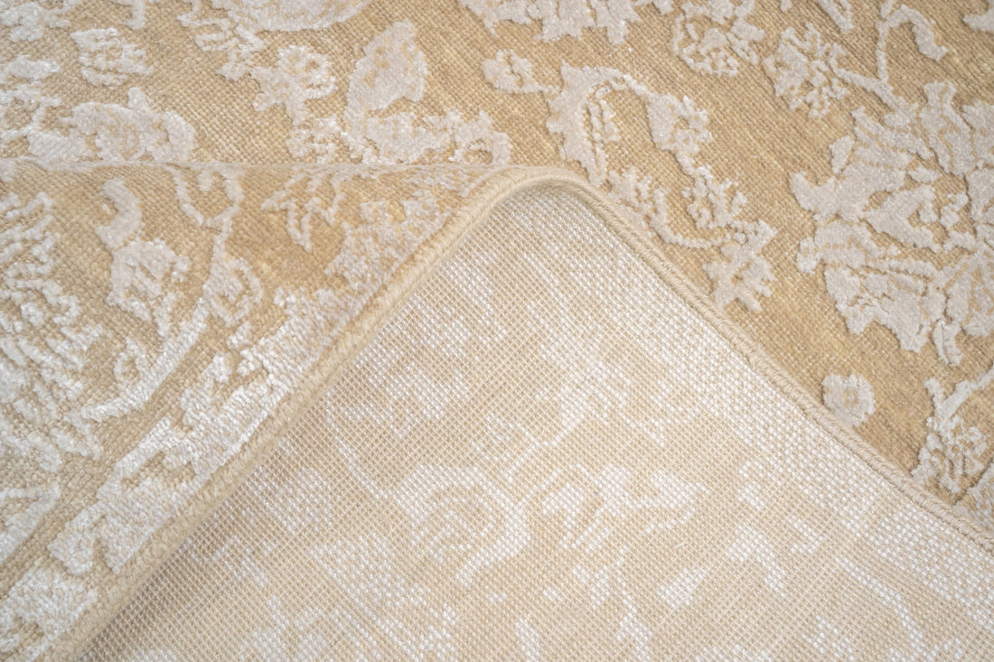 Handknotted Rug  DIA- 1059 JKA Tan & Dust Storm
