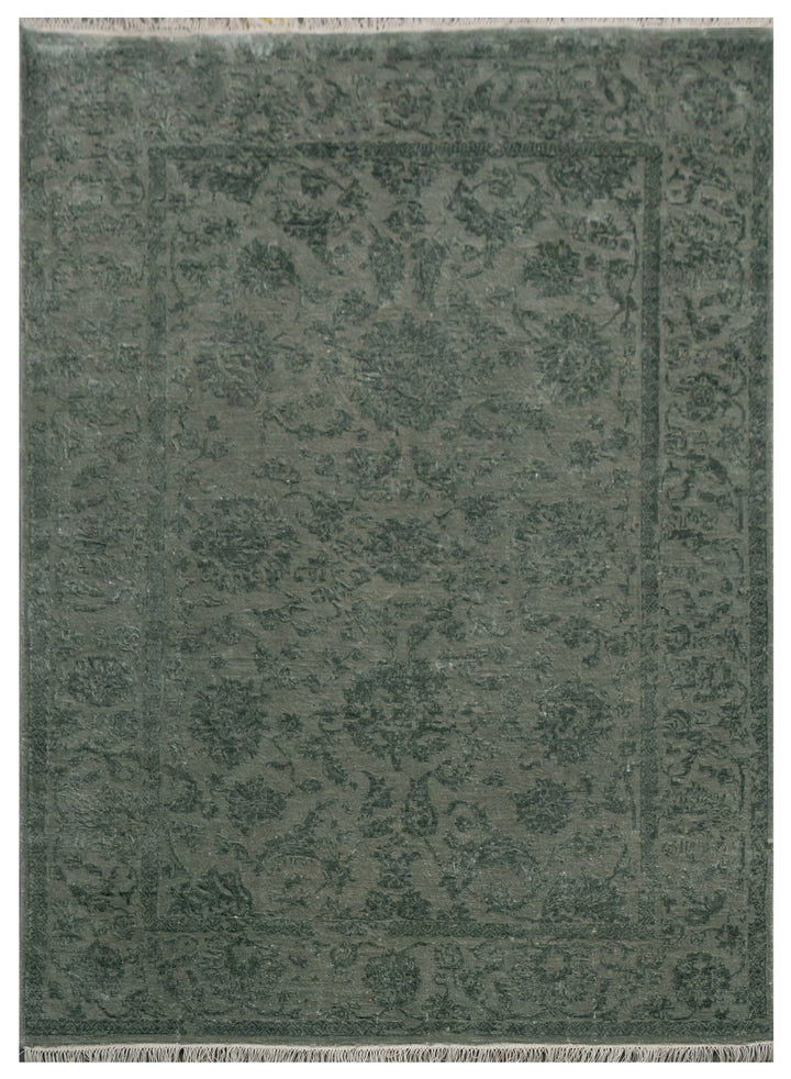 Handknotted Rug  DIA- 1068 JK-A Granite Gray & Outer Space