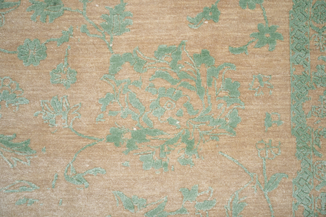 HandKnotted Modern Carpet DIA- 1081 JK-A Khaki & Dolphin Gray
