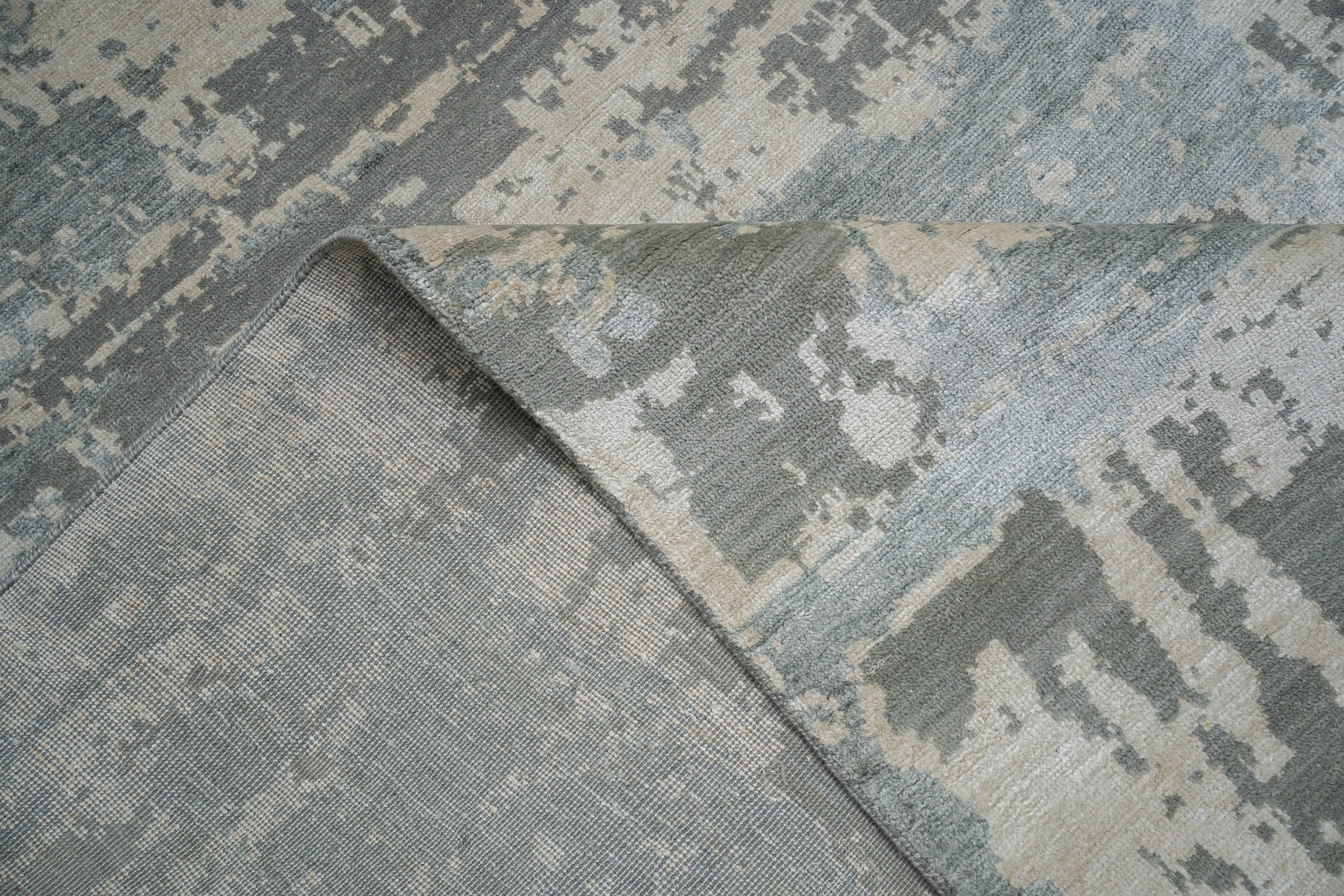 Abstract Design  Handknotted Carpet DIA- 367 GALAXY 23, IVORY MULTI