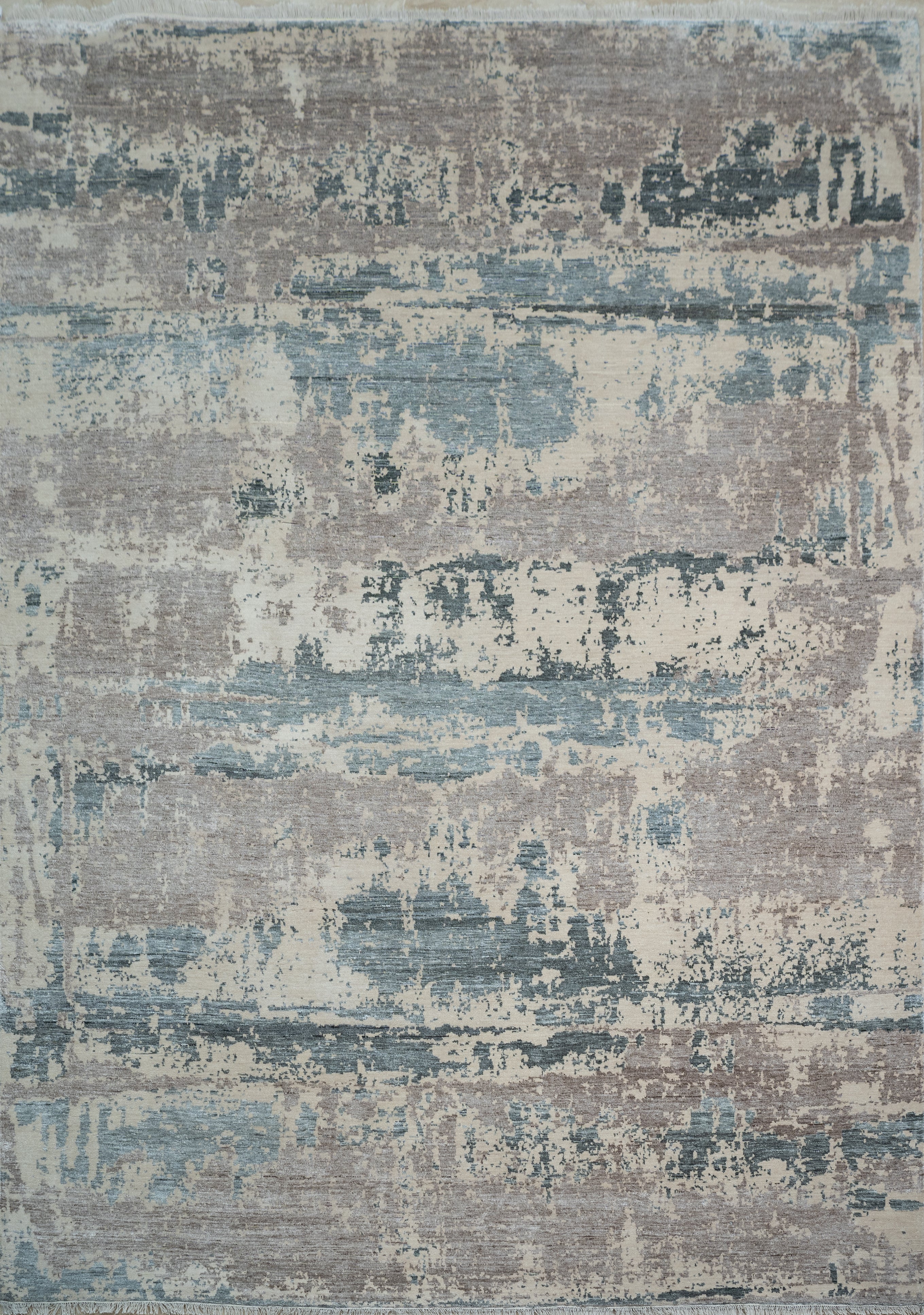 Abstract Design Handknotted Carpet DIA- 116