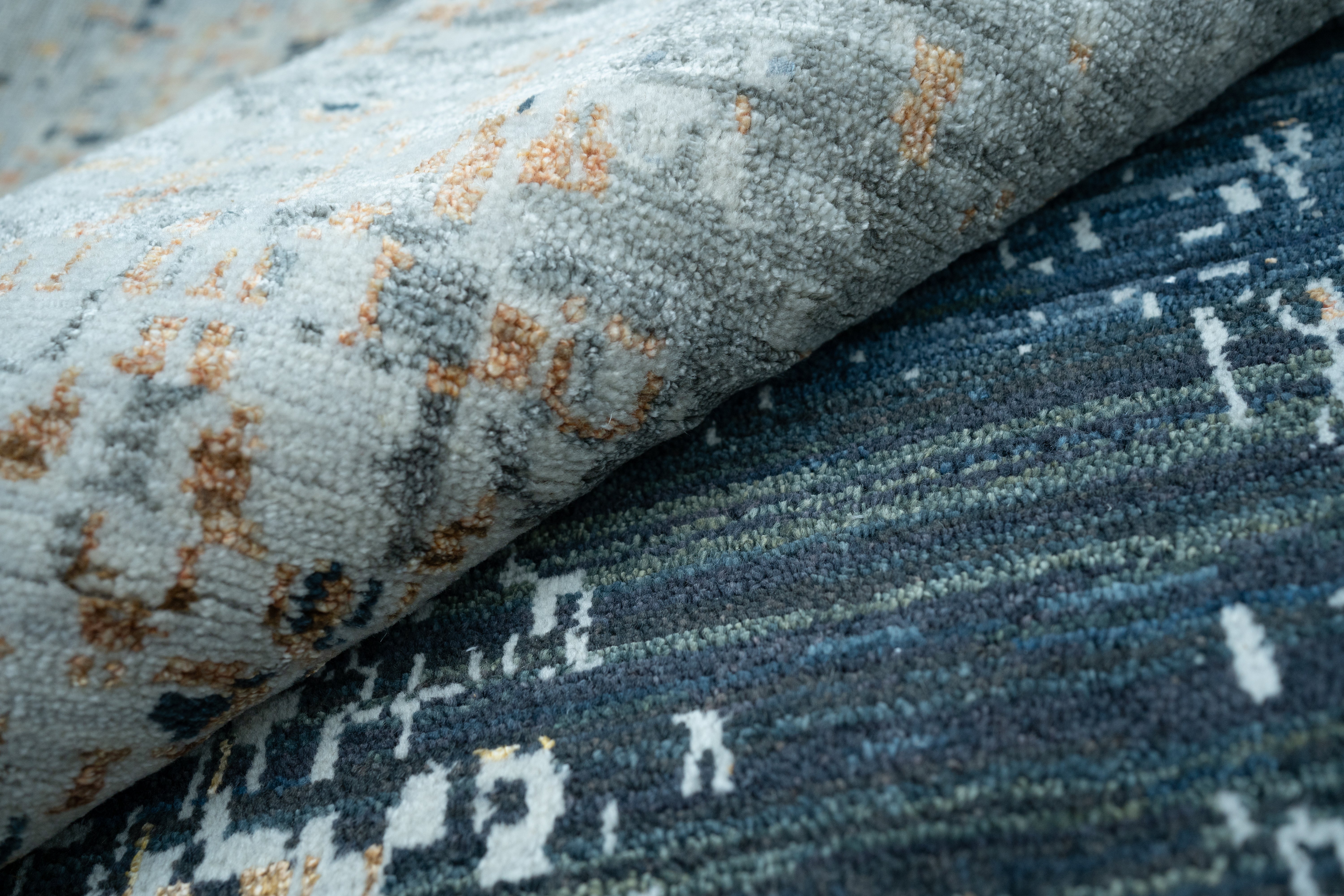 Abstract Design  Handknotted Carpet DIA- 1408