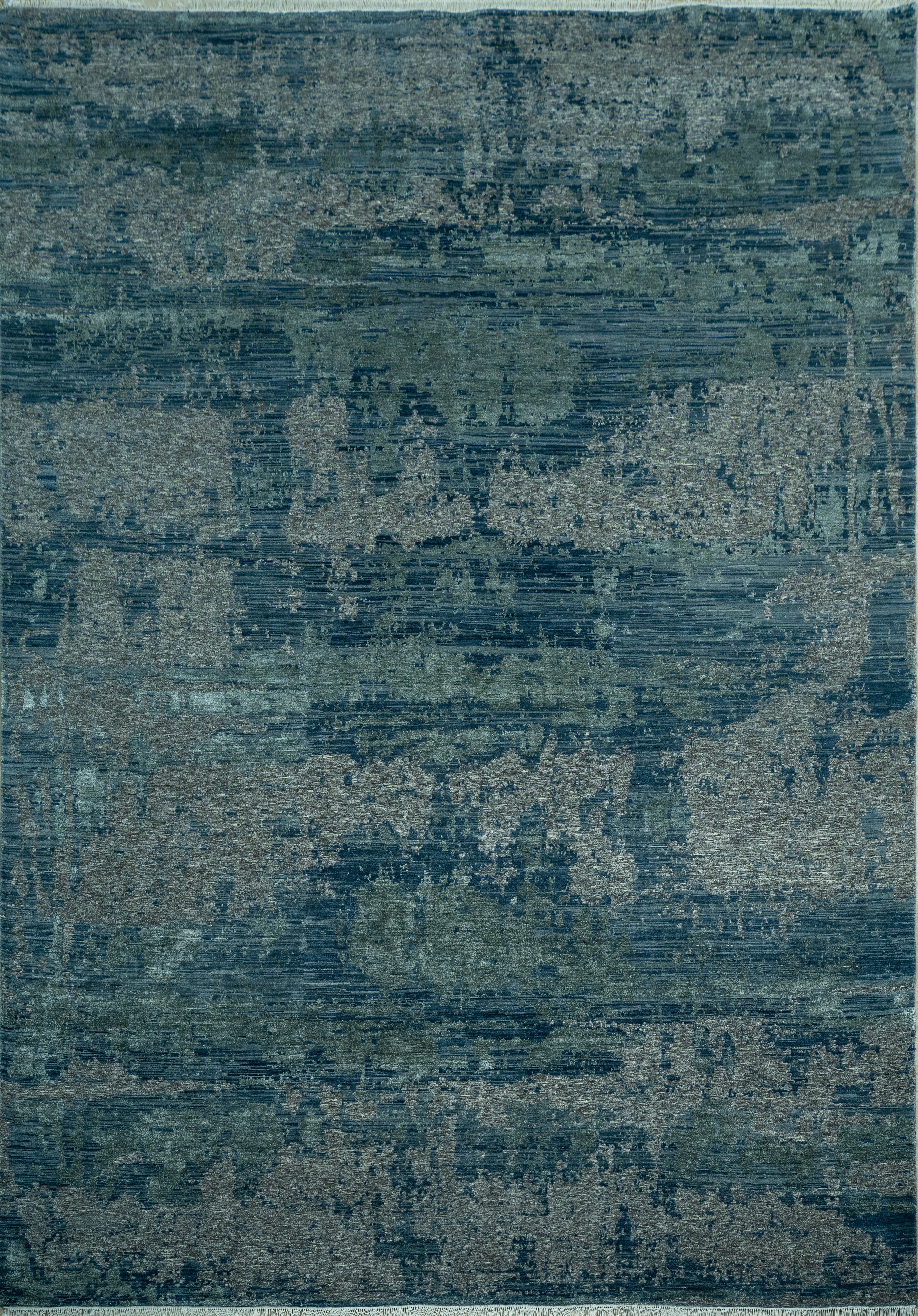 Abstract Design Handknotted Carpet DIA- 1466
