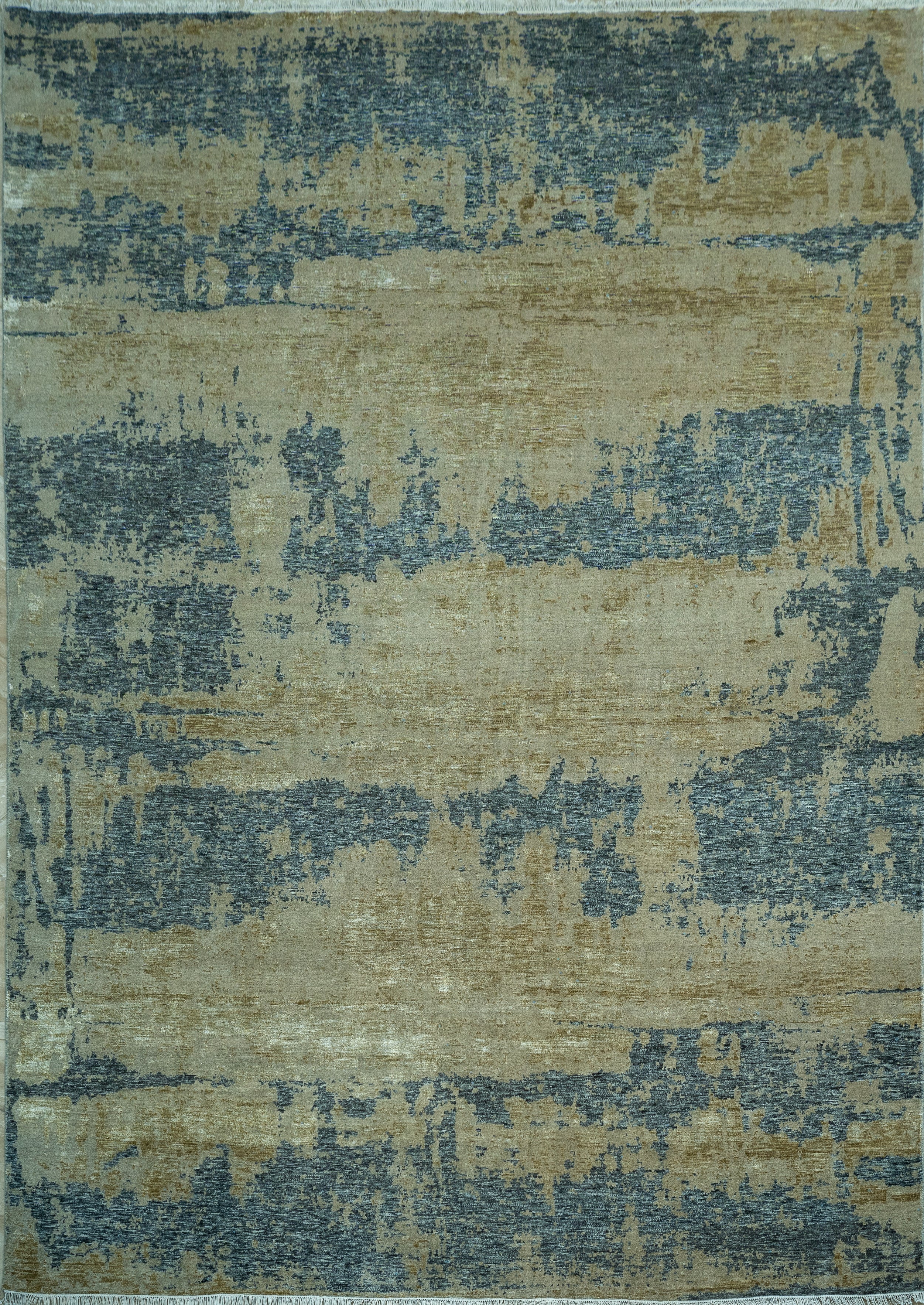 Abstract Design Handknotted Carpet DIA- 1635