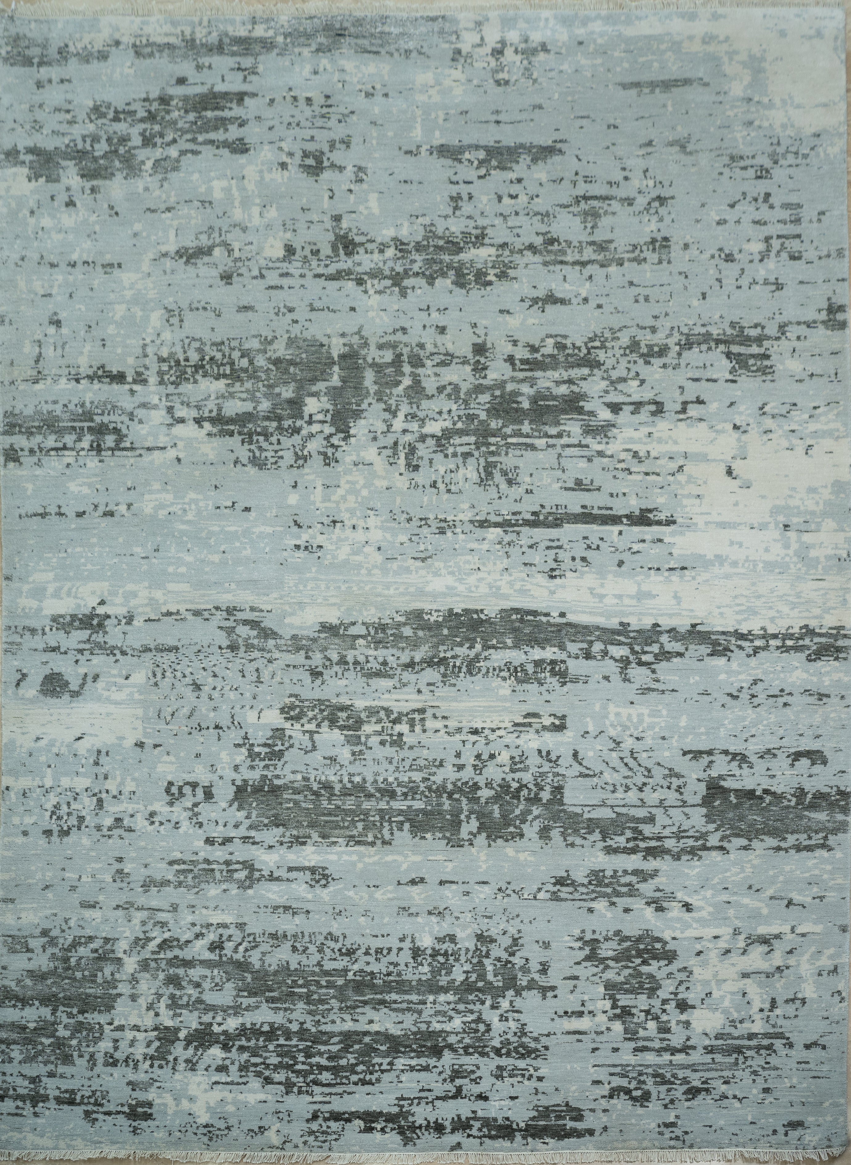 Abstract Design Handknotted Carpet DIA- 1649