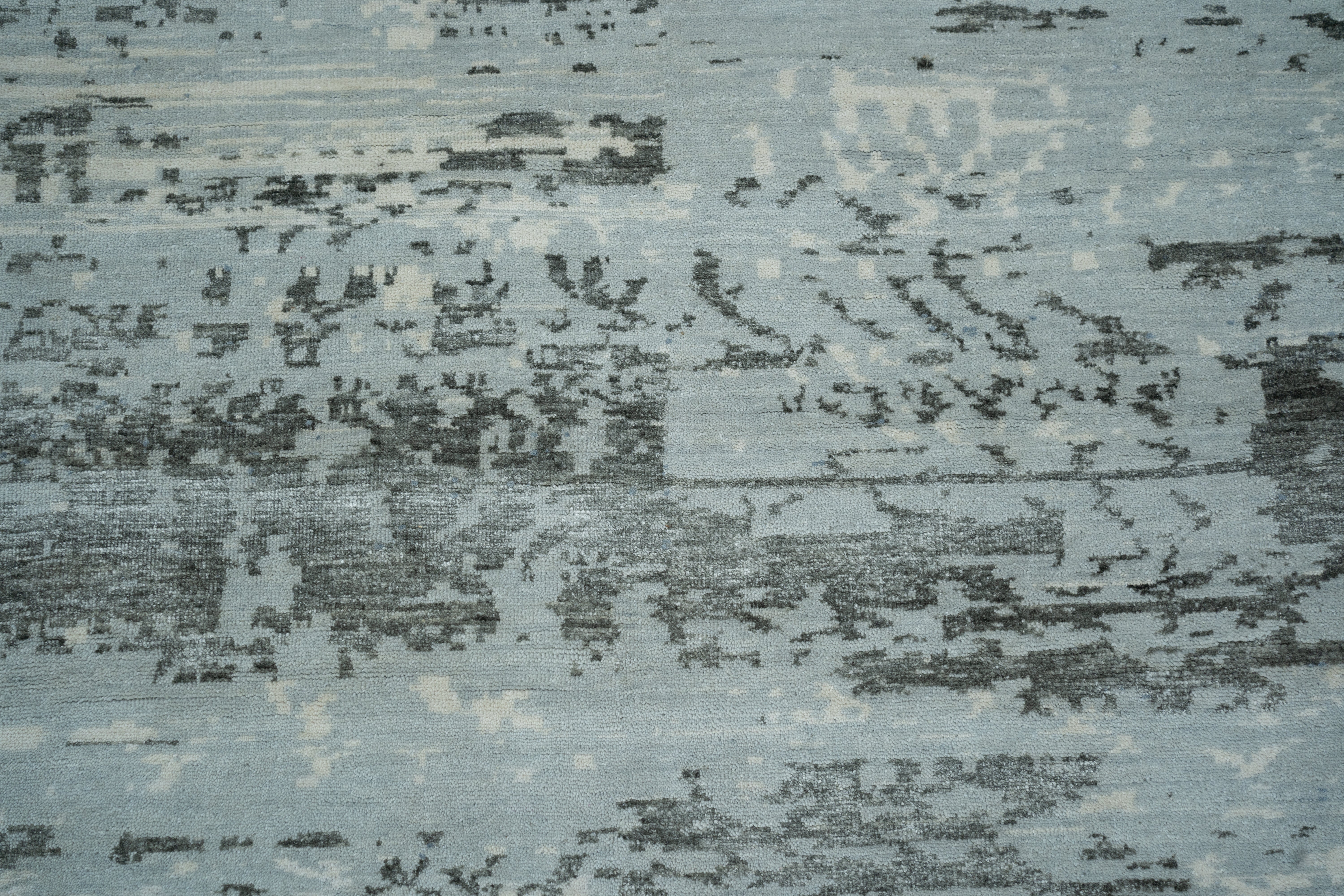 Abstract Design Handknotted Carpet DIA- 1649