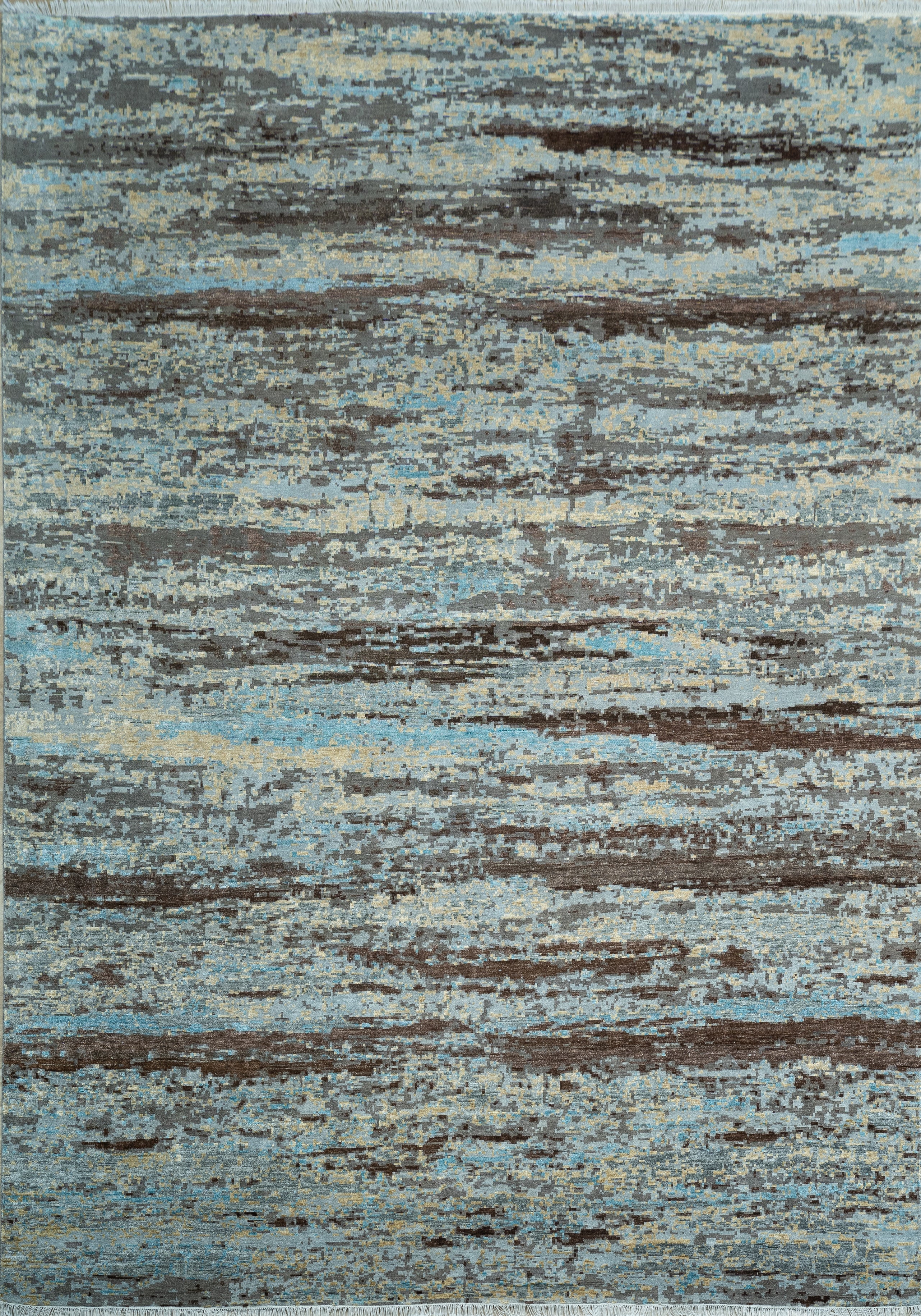 Abstract Design Handknotted Carpet DIA- 232