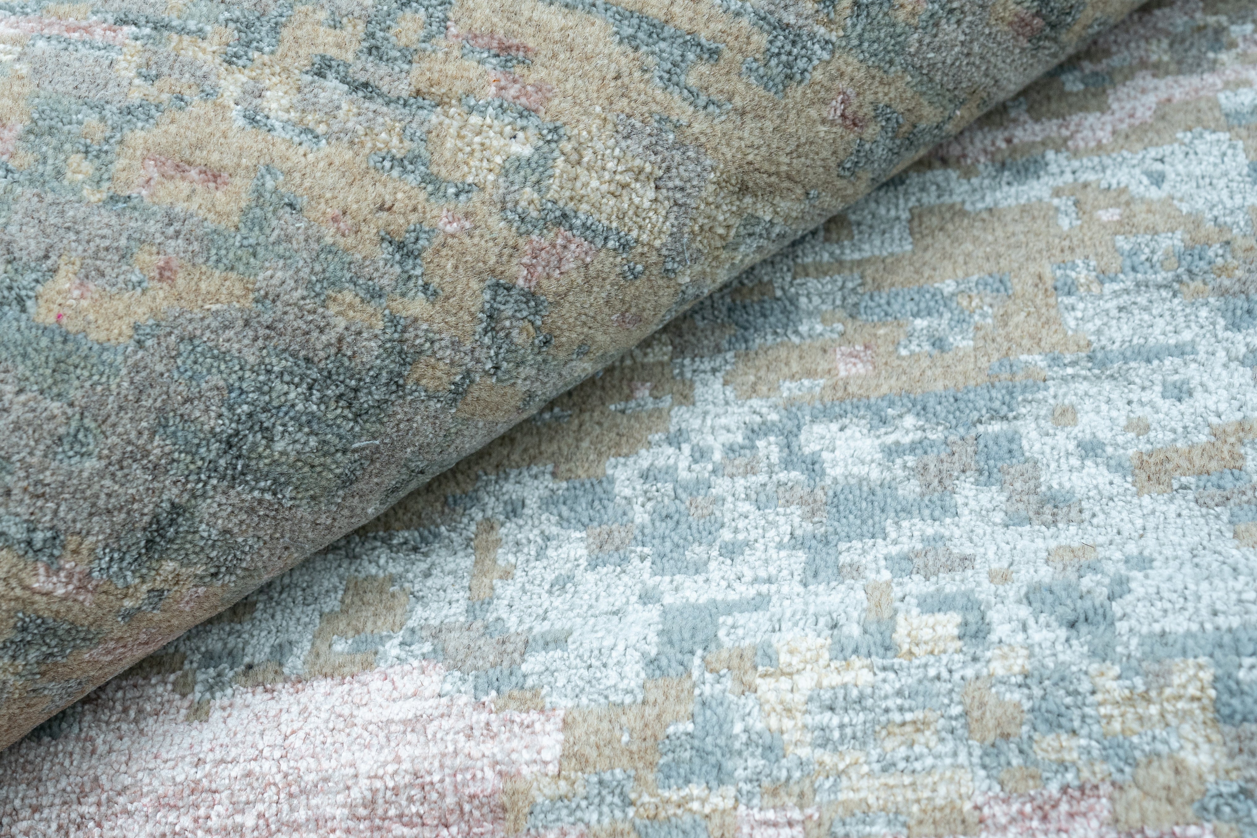 Abstract Design Handknotted Carpet DIA- 330