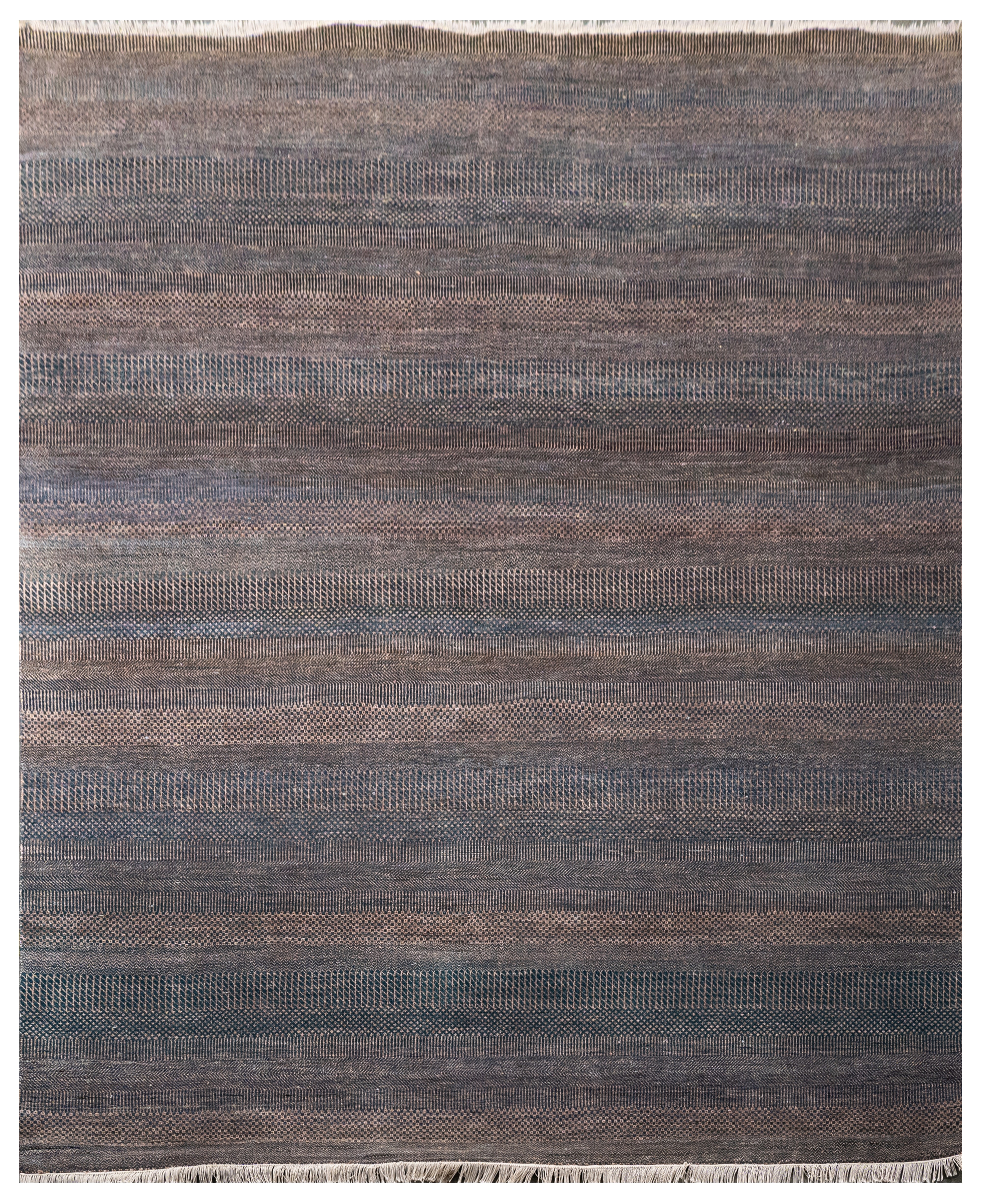 Handknotted Carpet, DIA - 1187 MCN, Blue & Brown