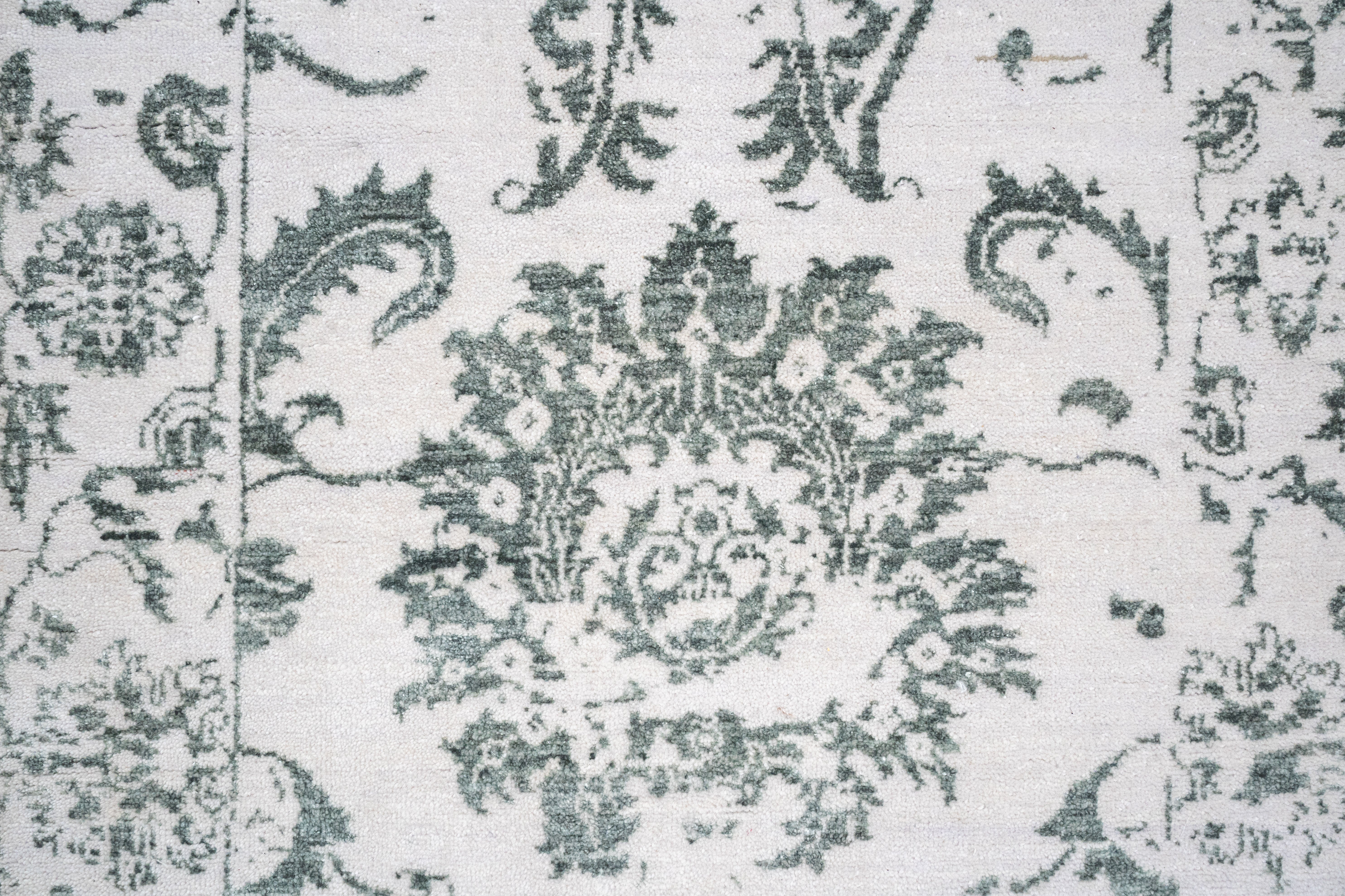 Handknotted Runner Rug DIA- 127 JK-A