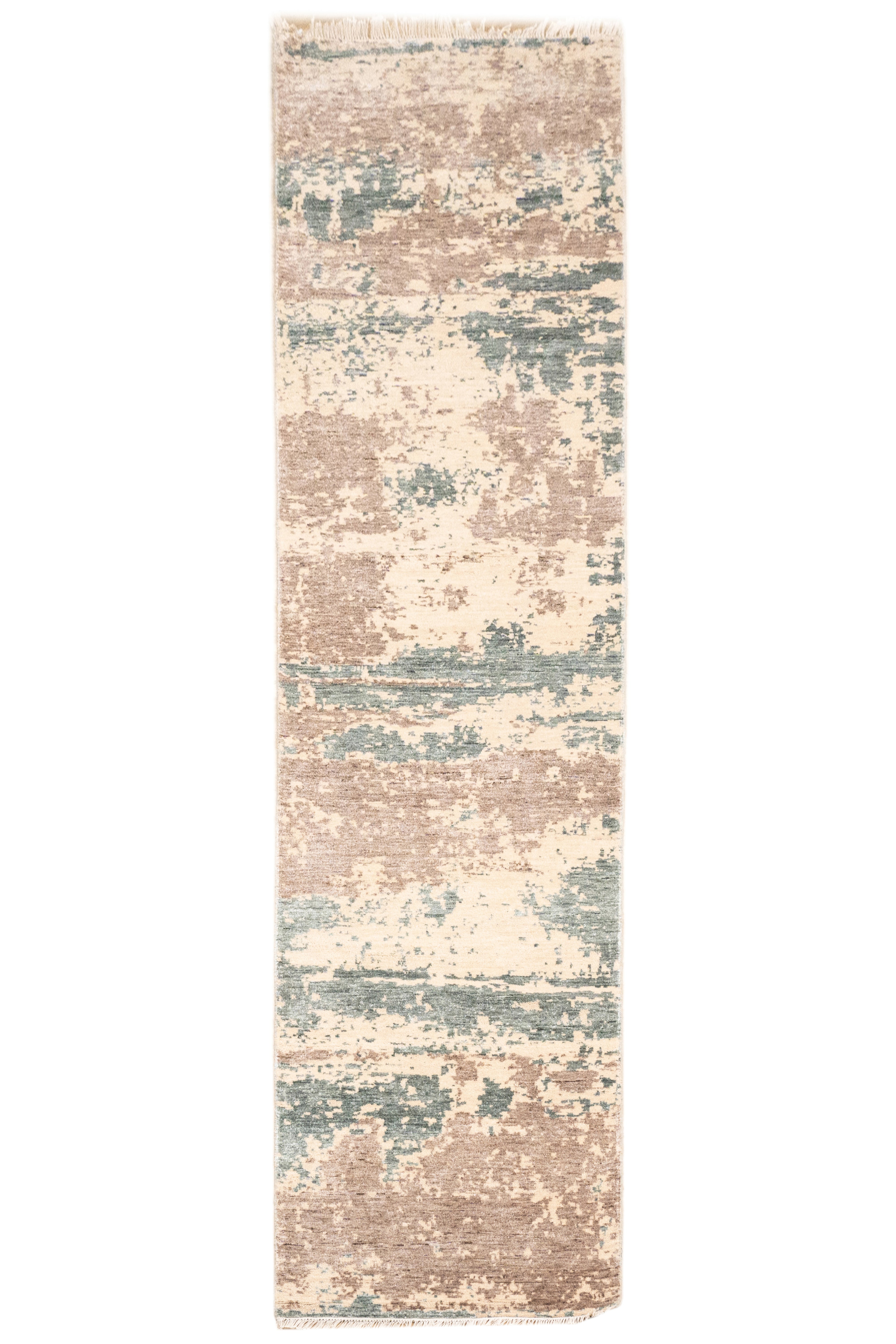 Abstract Design   Handknotted Runner Rug DIA- 128 GALAXY 23