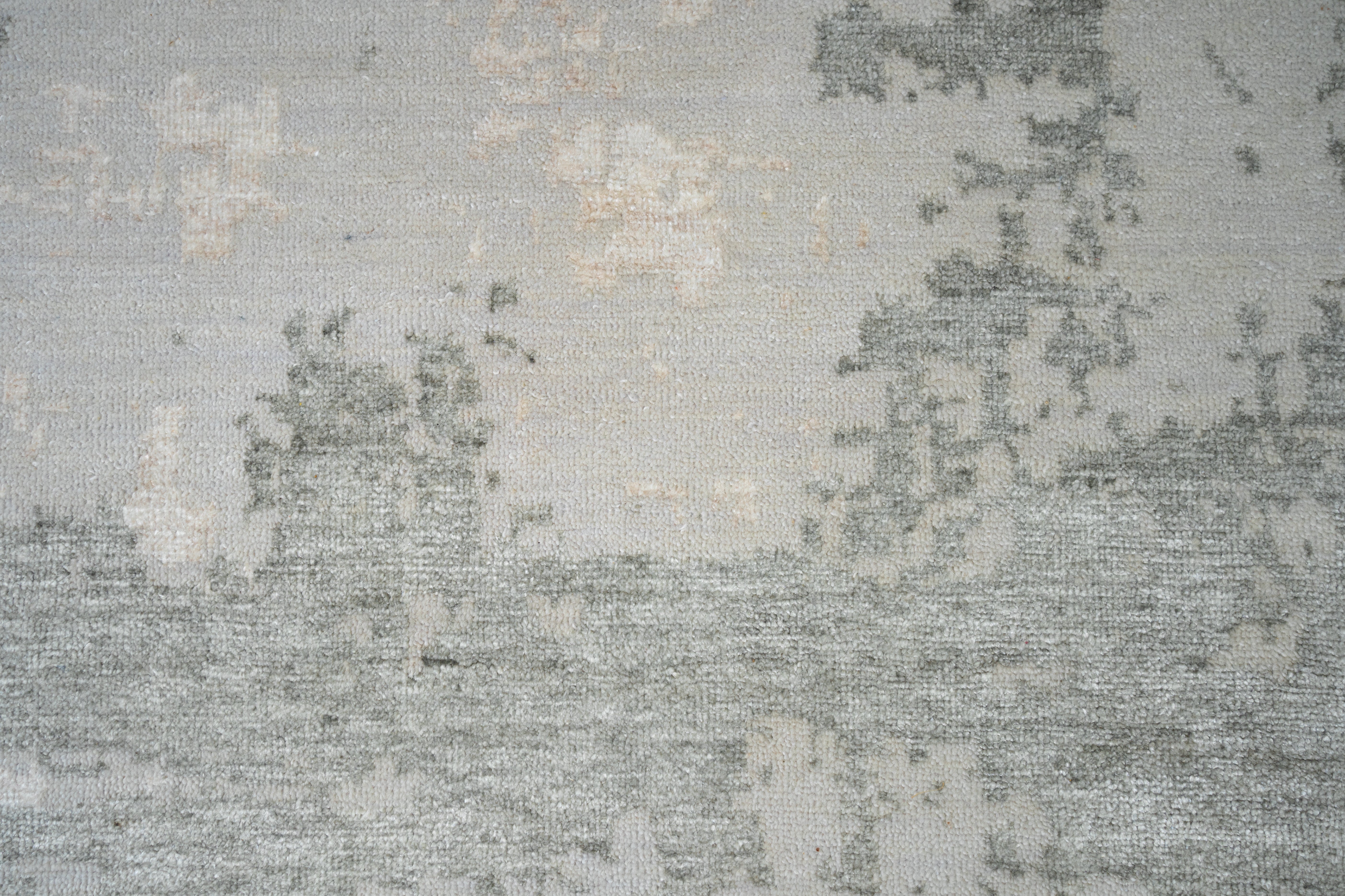 Abstract Design Handknotted Carpet DIA- 146