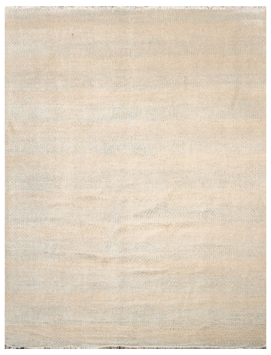 Handknotted Carpet, DIA- 1301 MCN, Ivory & Aqua