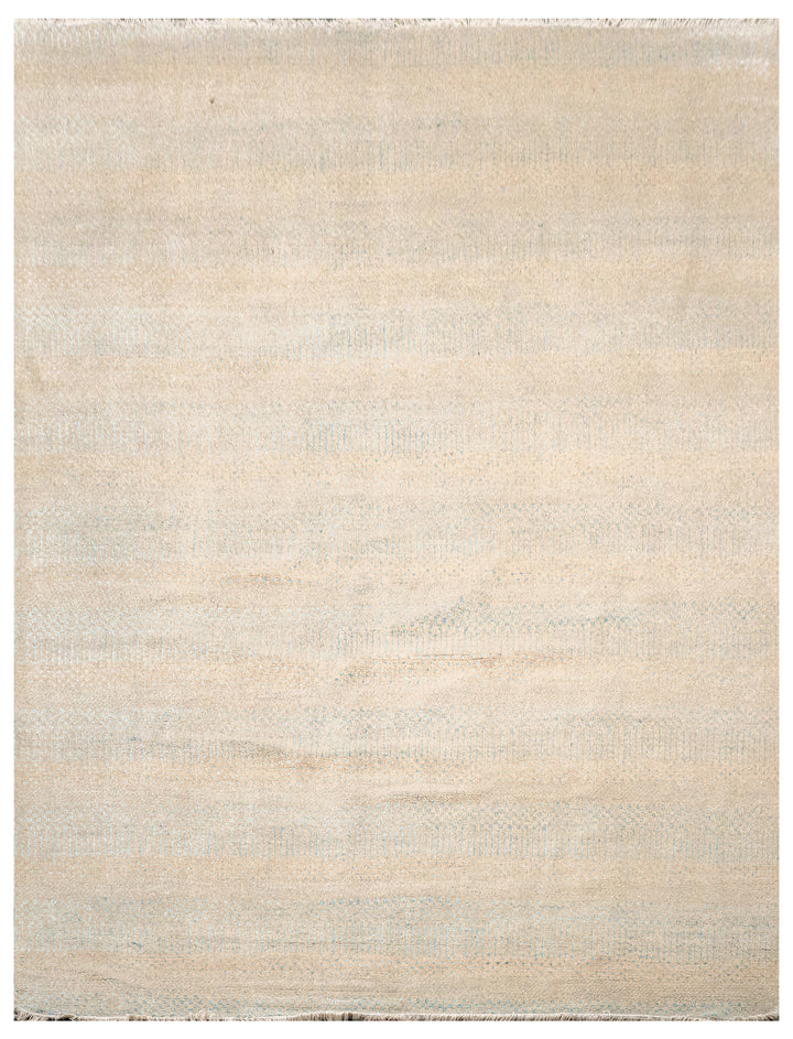 Handknotted Carpet, DIA- 1301 MCN, Ivory & Aqua