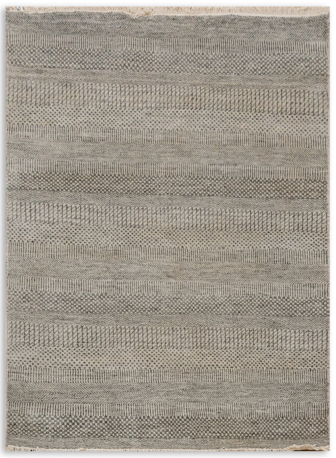 Handknotted Carpet DIA- 1325 MCN, Spanish Gray & Black Olive