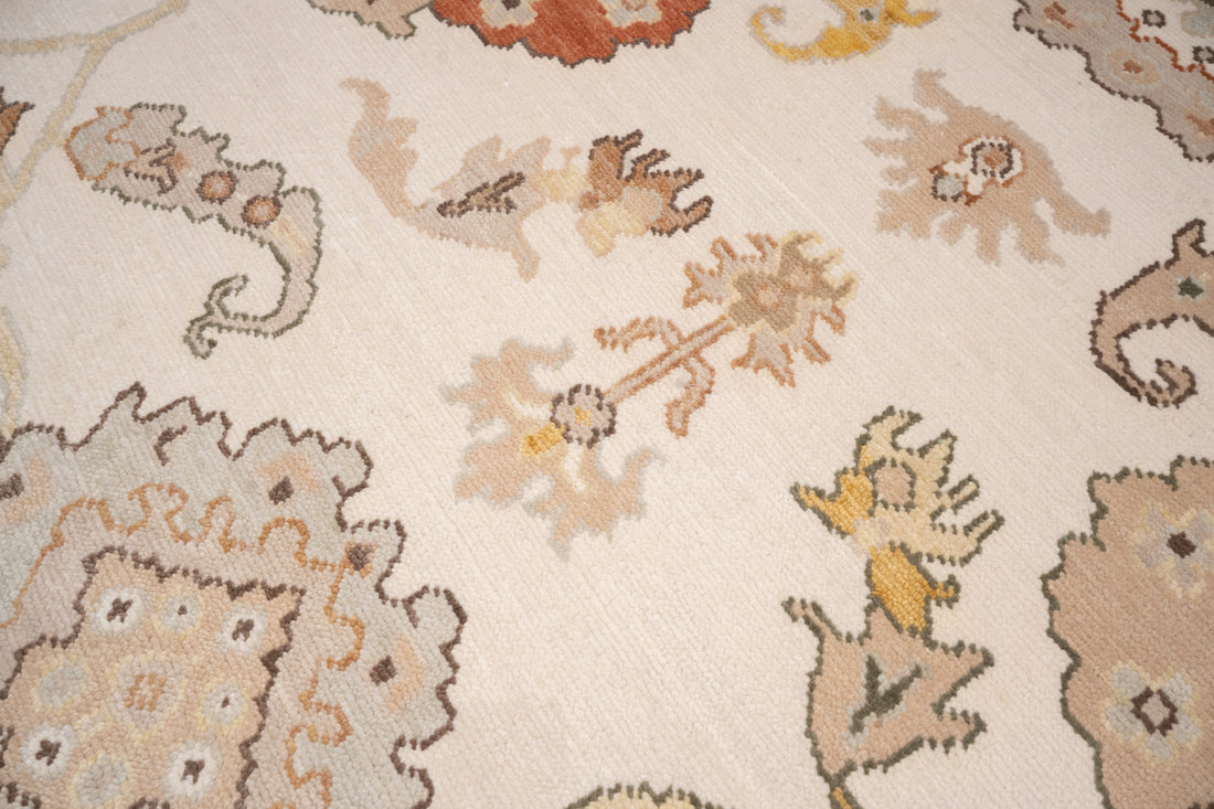 DIA- 14 OUSHAK Almond, Taupe, Copper Red & Sunray