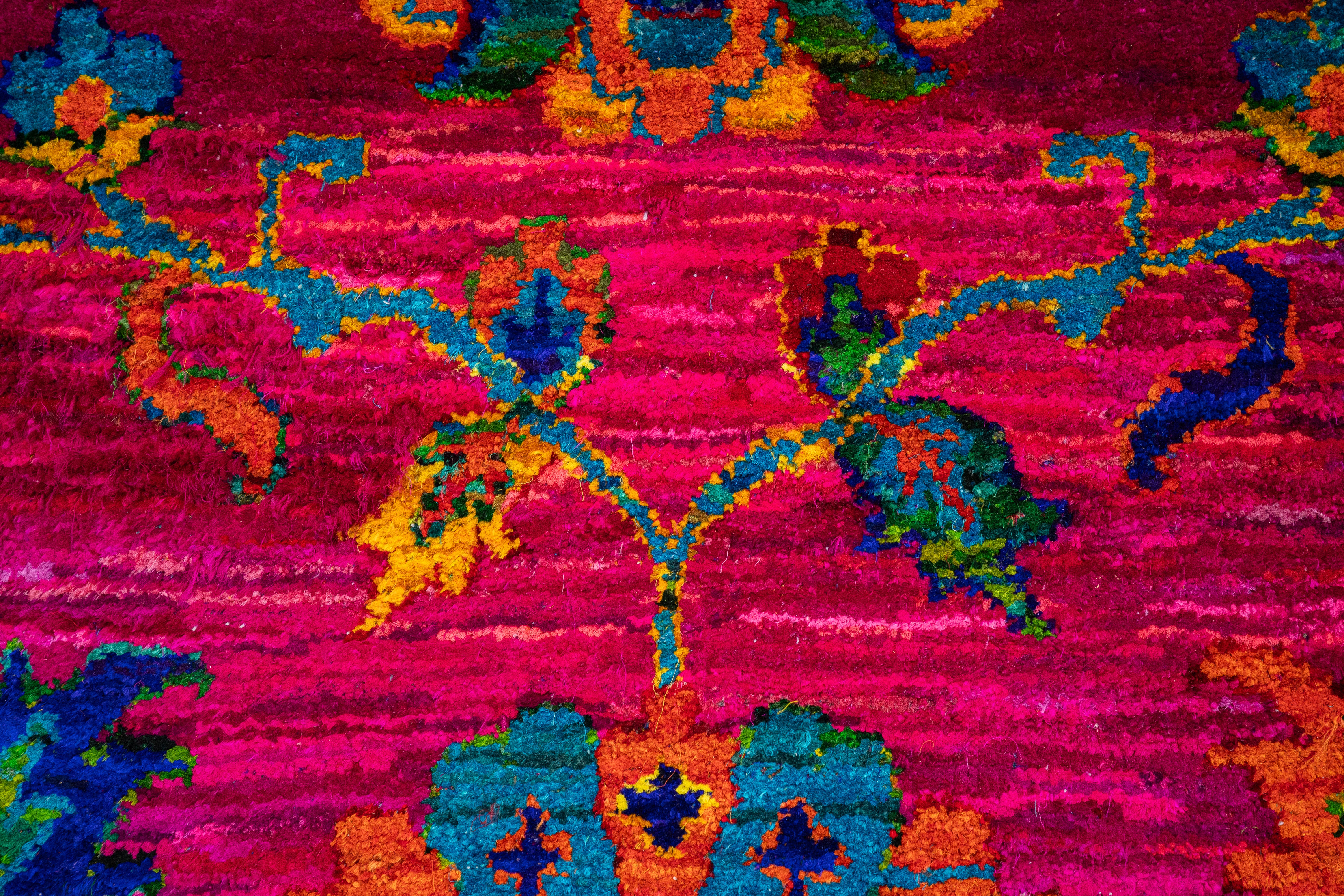 Handknotted Carpet, DIA: 1401 BLOOM MIRAGE, MULTI COLOR