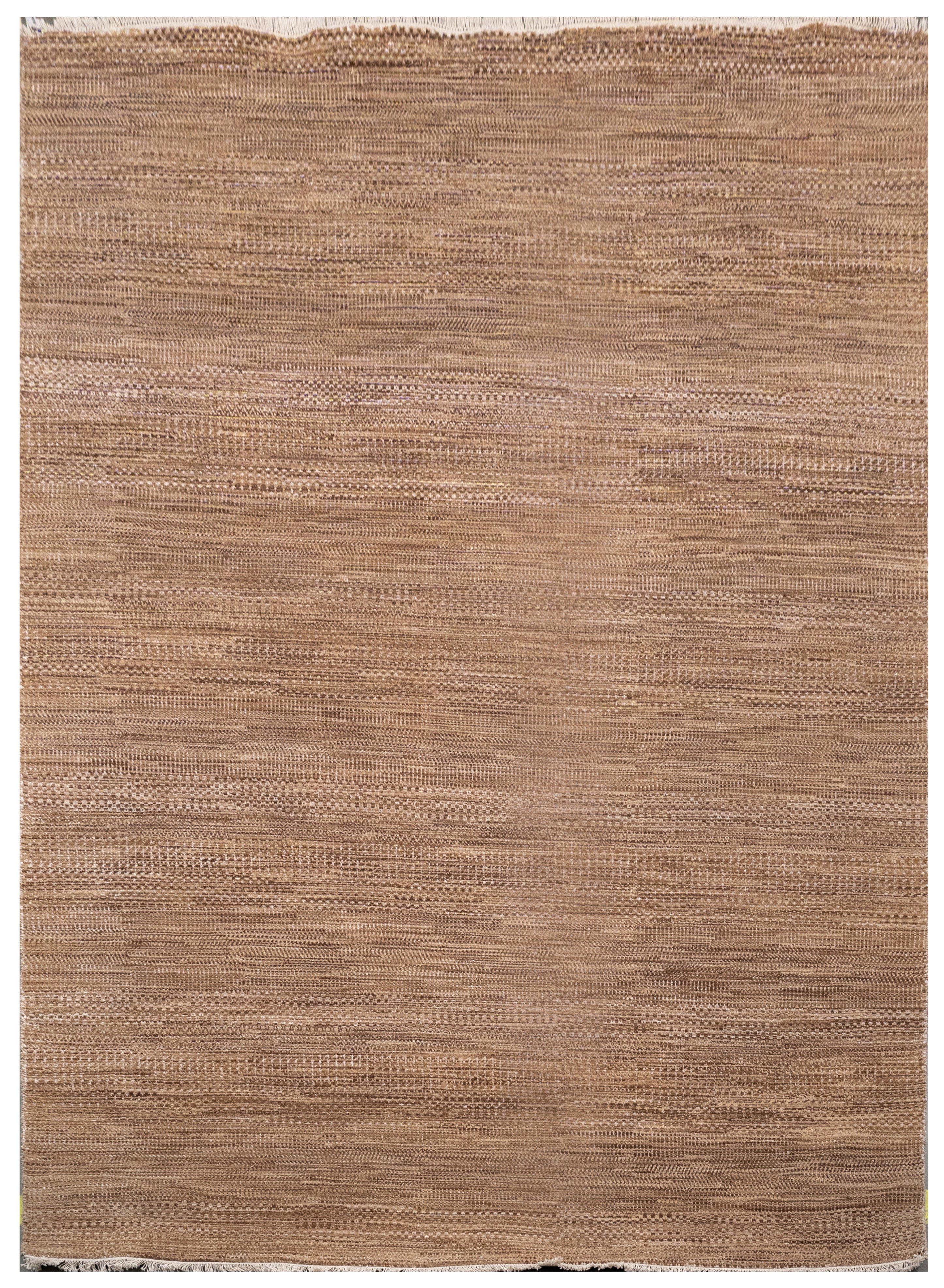 Handknotted Carpet DIA- 1402 MCN, Camel & Dyke Brown