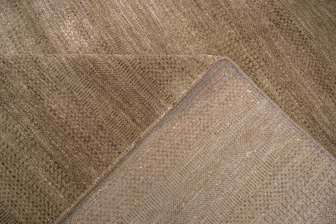 Handknotted Carpet DIA- 1529 MCN,  Natural & Brown