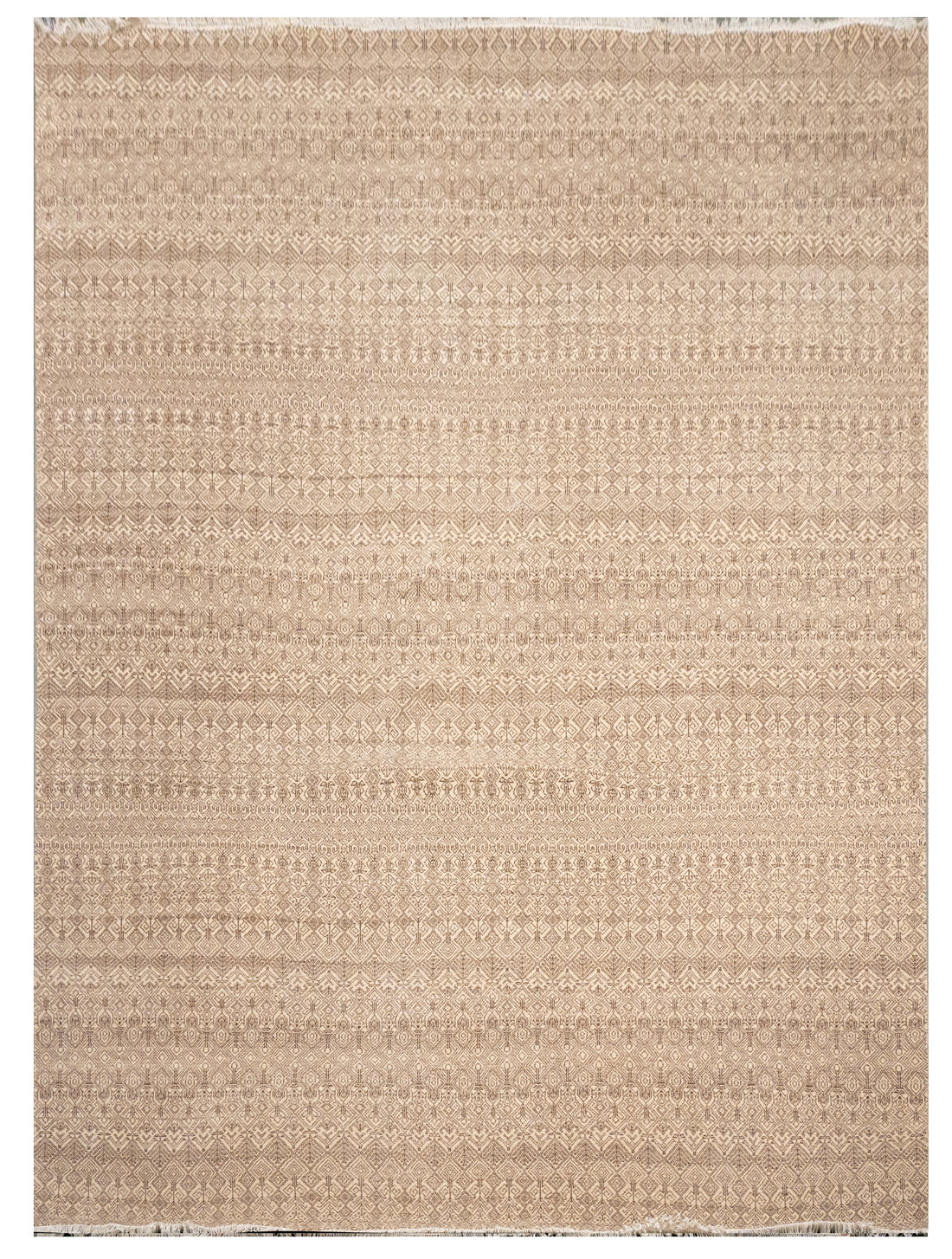 Handknotted Carpet DIA- 1575 MCD,  Natural & Brown