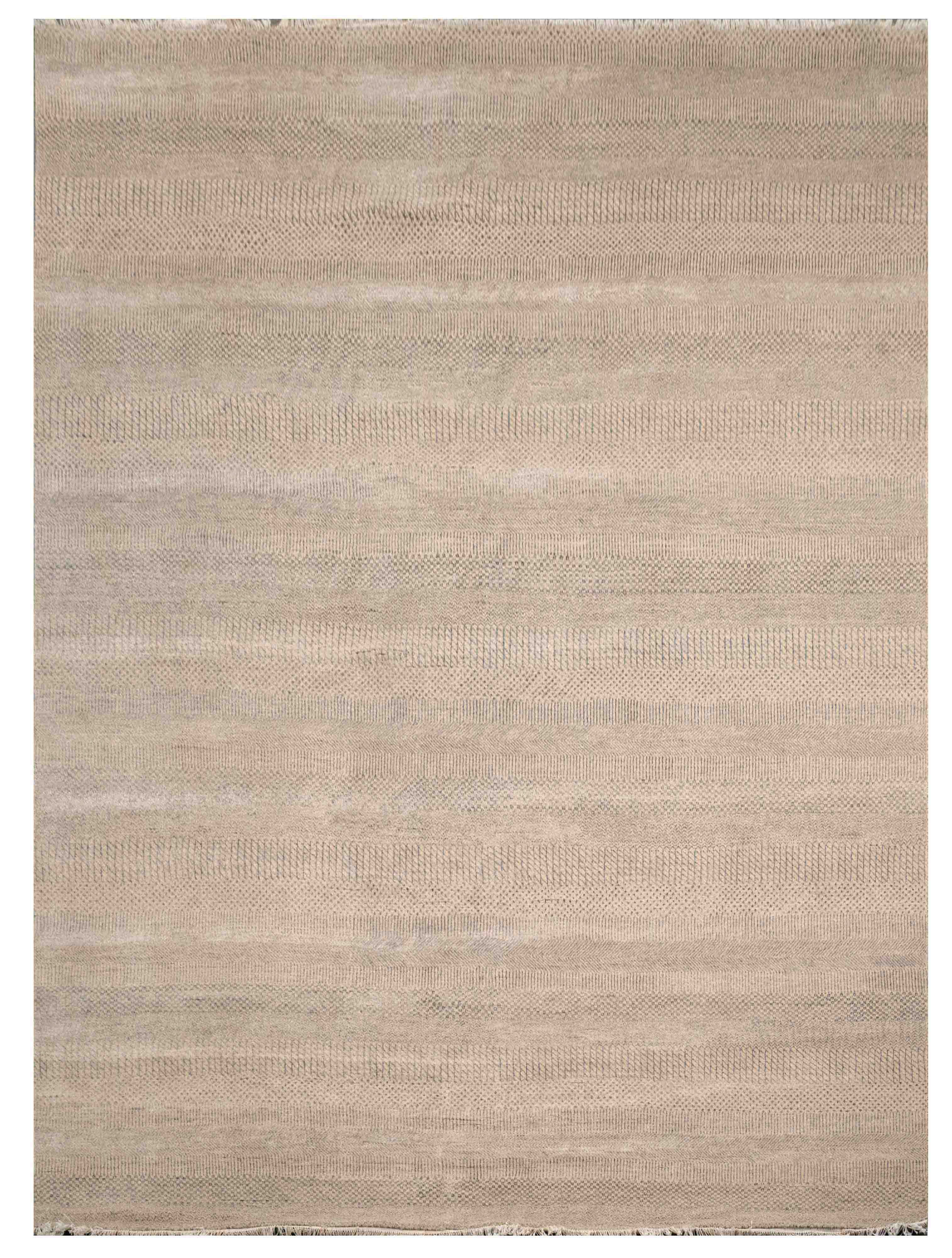 Handknotted Carpet DIA- 158 MCN,  Natural & Gray