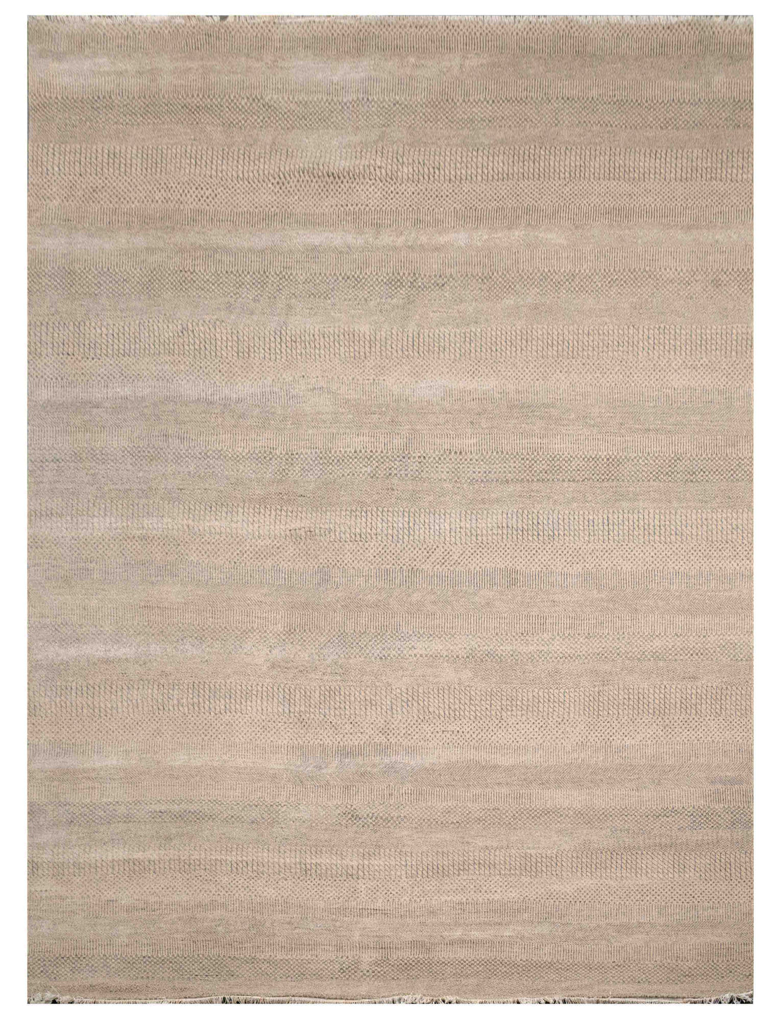 Handknotted Carpet DIA- 158 MCN,  Natural & Gray