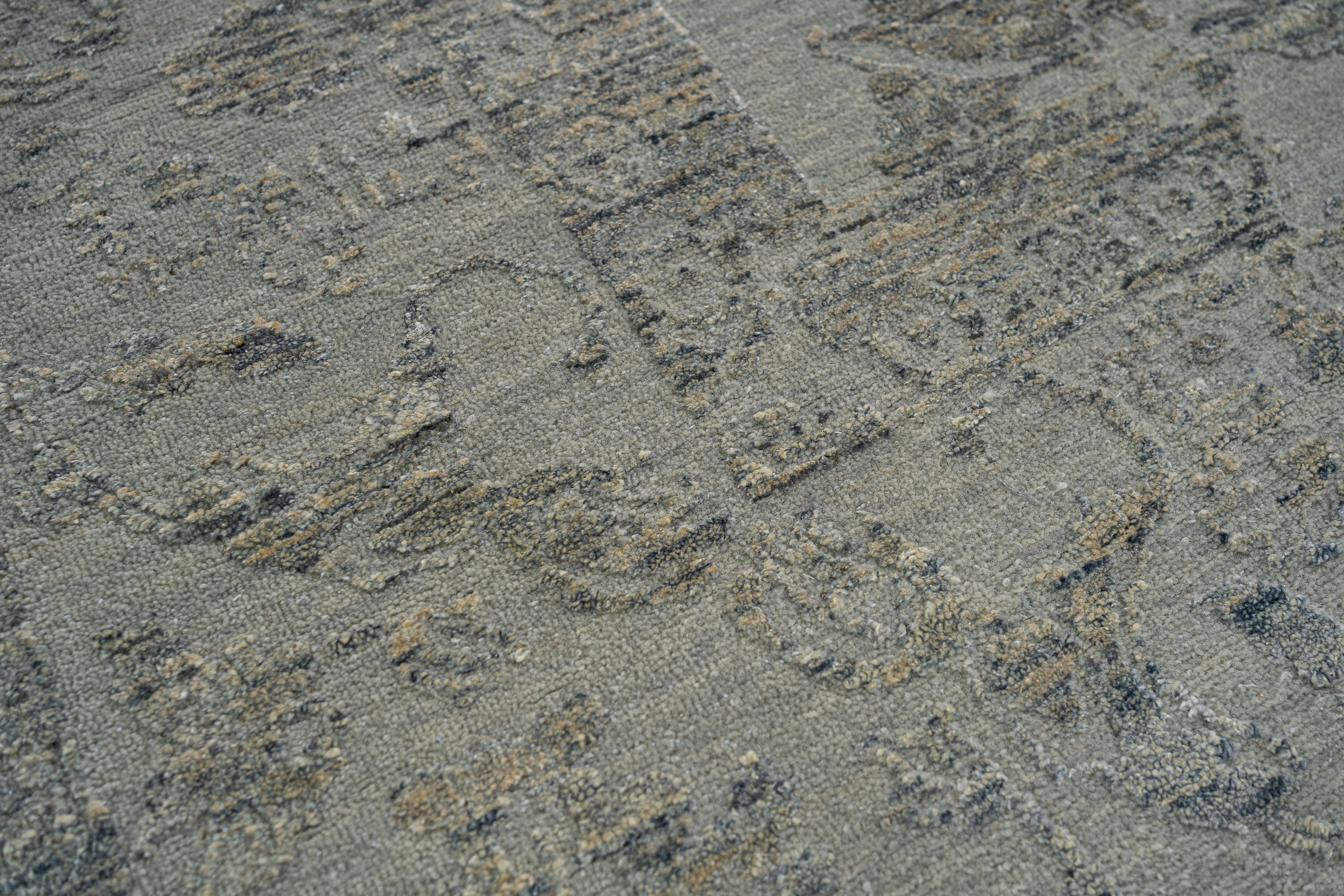 Handknotted Modern Carpet DIA- 18