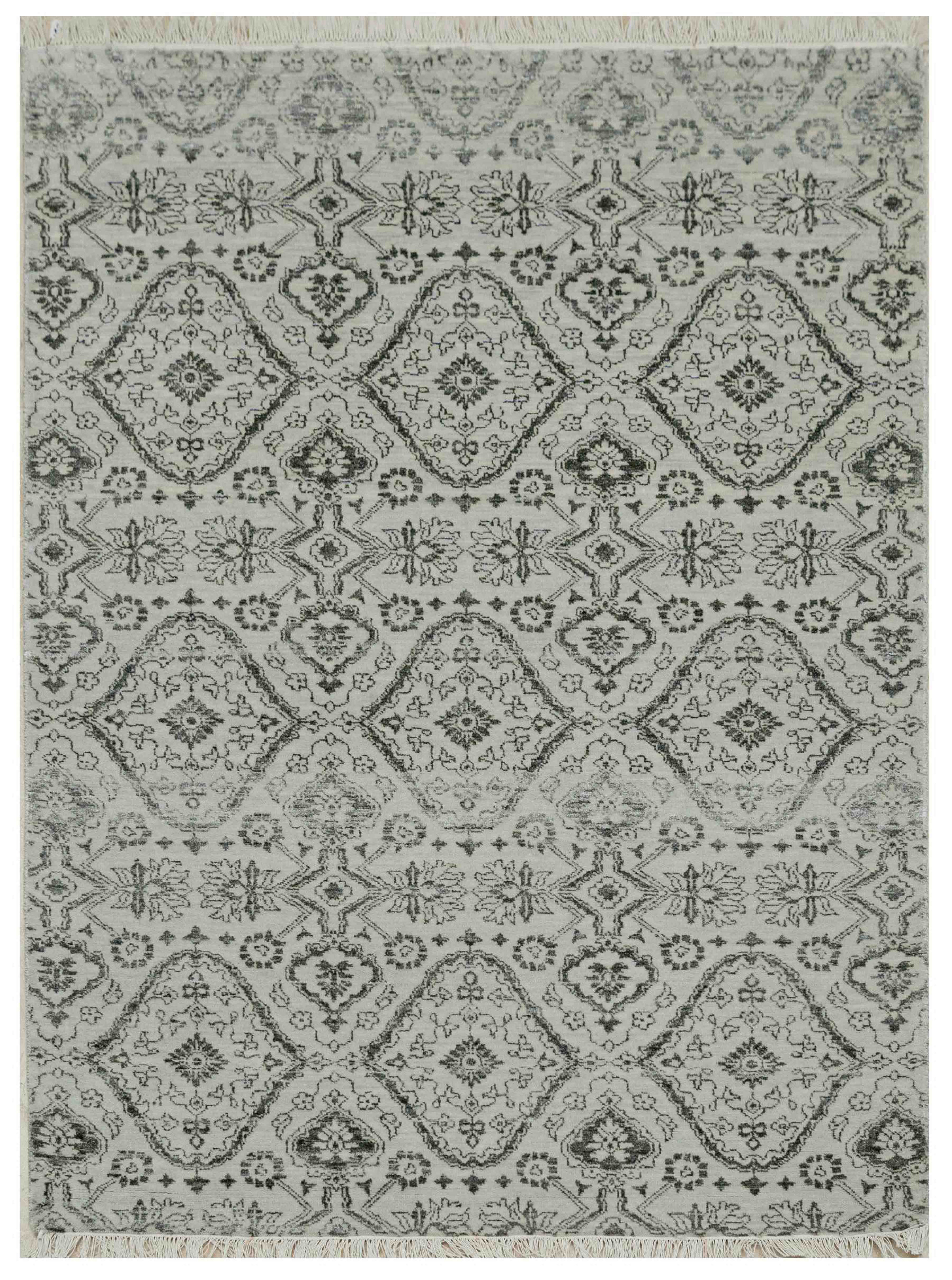 Handknotted Carpet DIA: 184 HALI,  Spanish Gray & Pine Tree