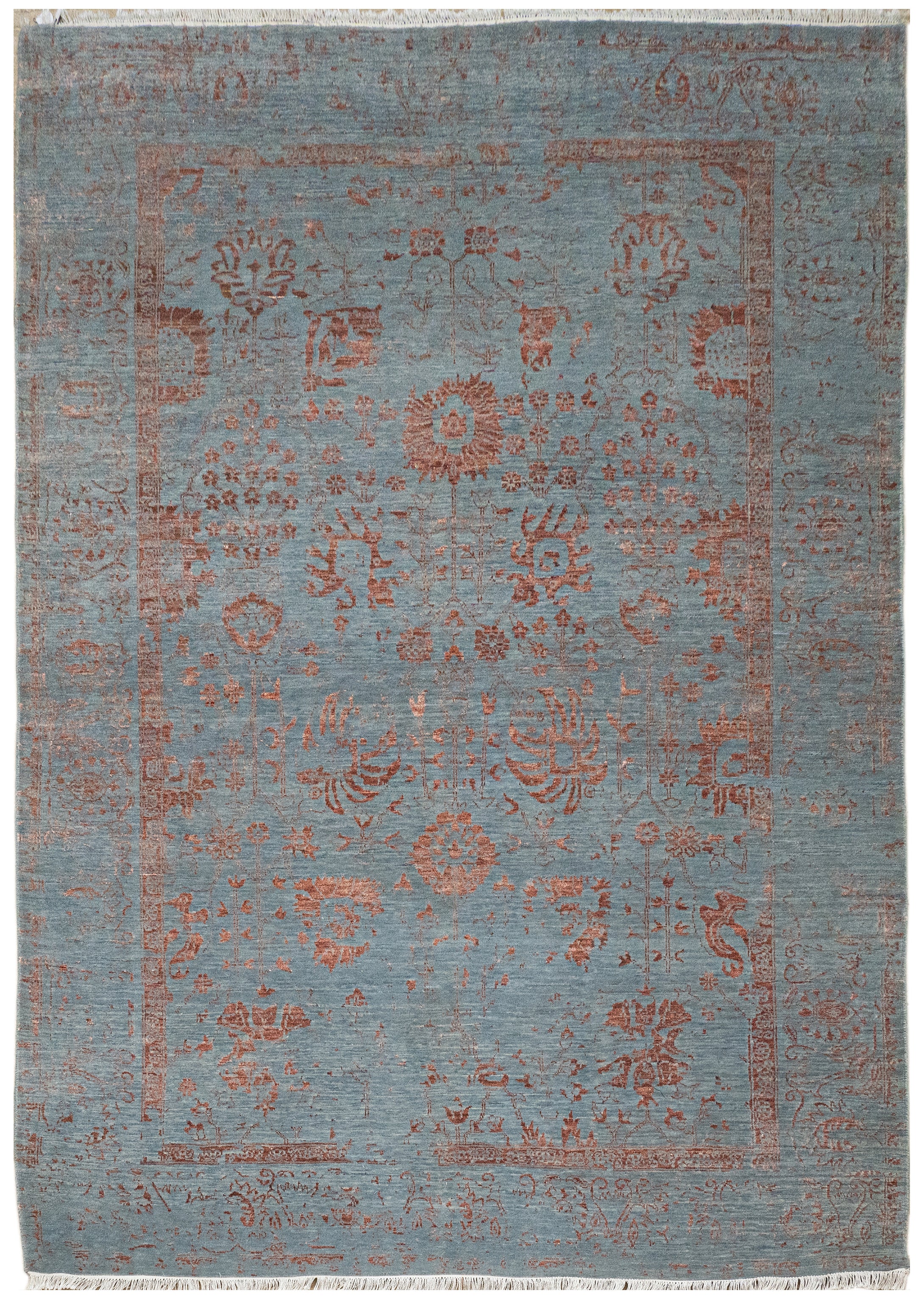 Handknotted Modern Carpet, DIA- 1879 VASE 3
