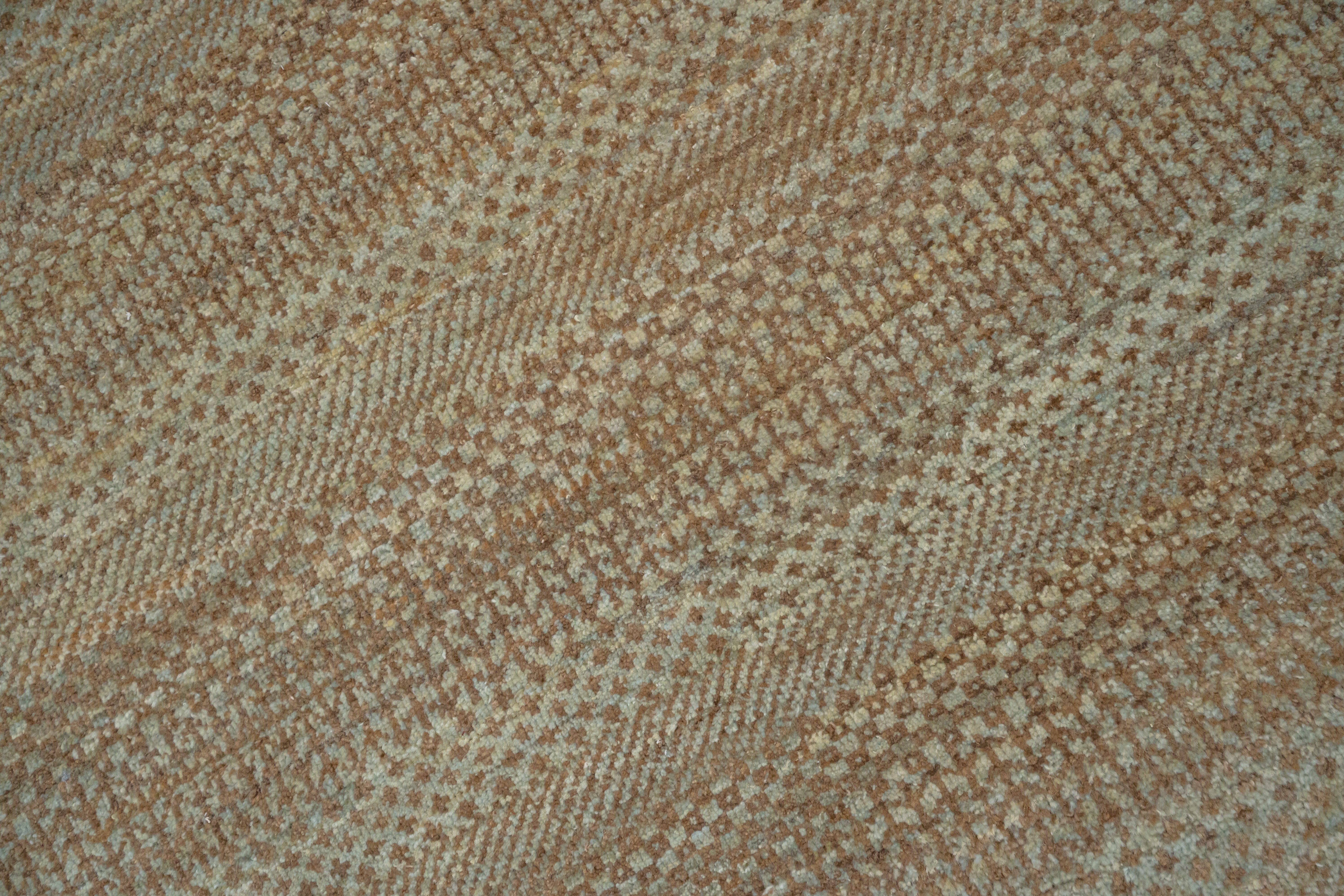 Handknotted Rug  DIA- 204 MCN Grullo & Mud