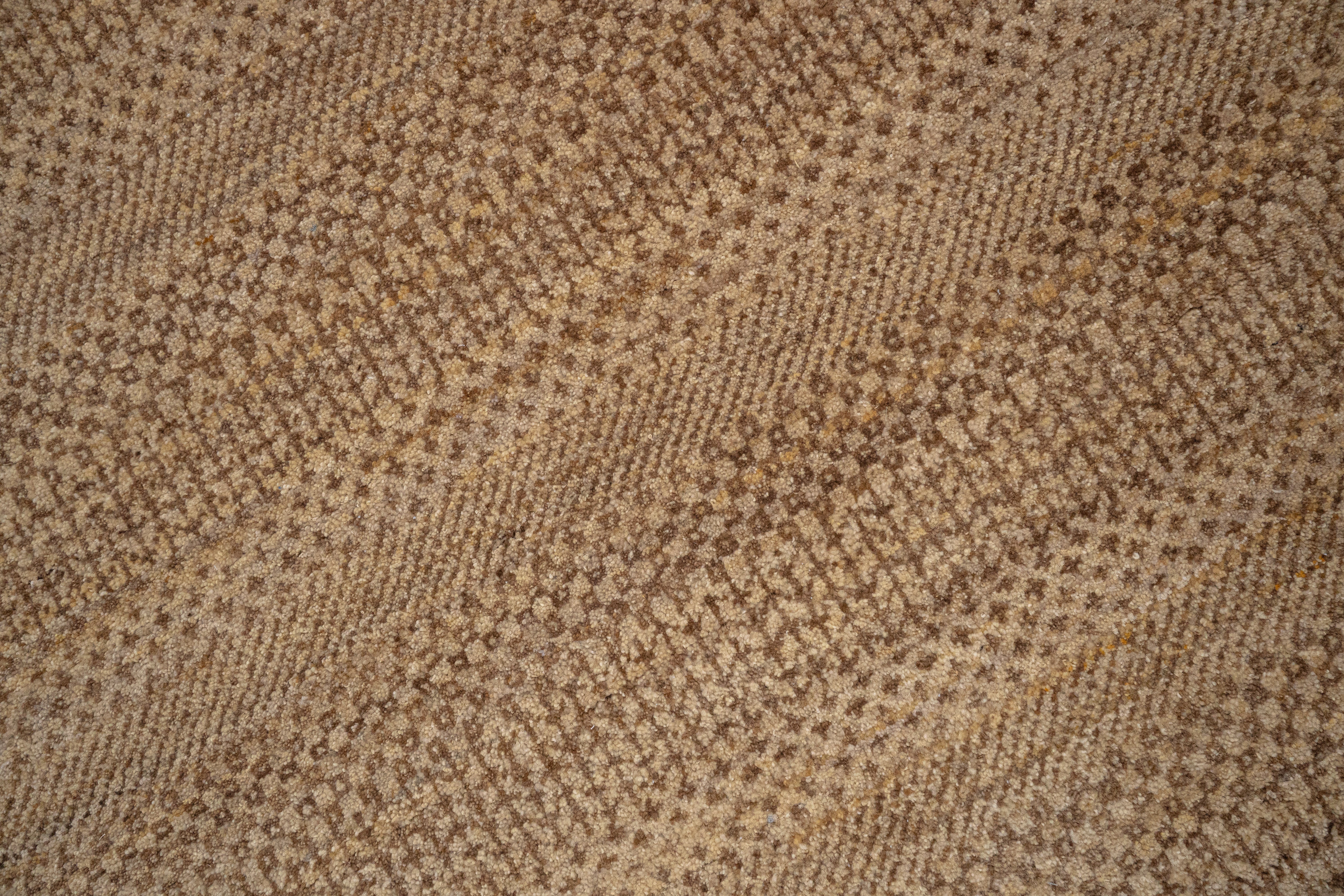 HandKnotted Carpet DIA- 205 MCN Camel & Brown