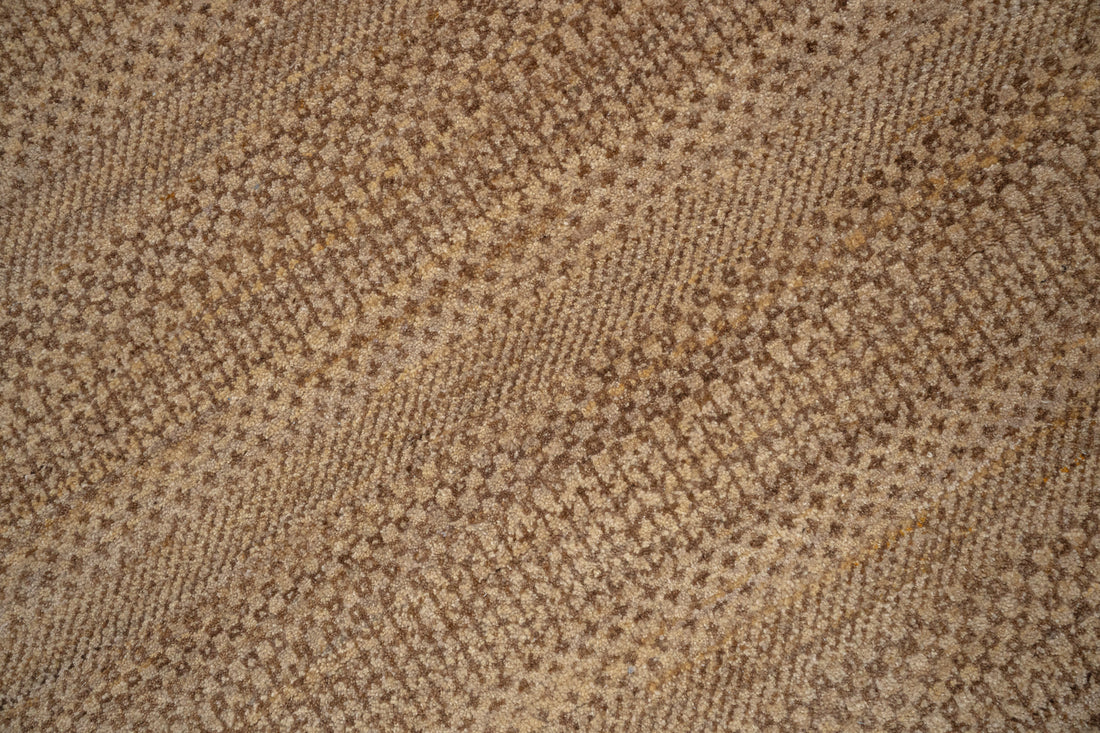 HandKnotted Carpet DIA- 205 MCN Camel & Brown